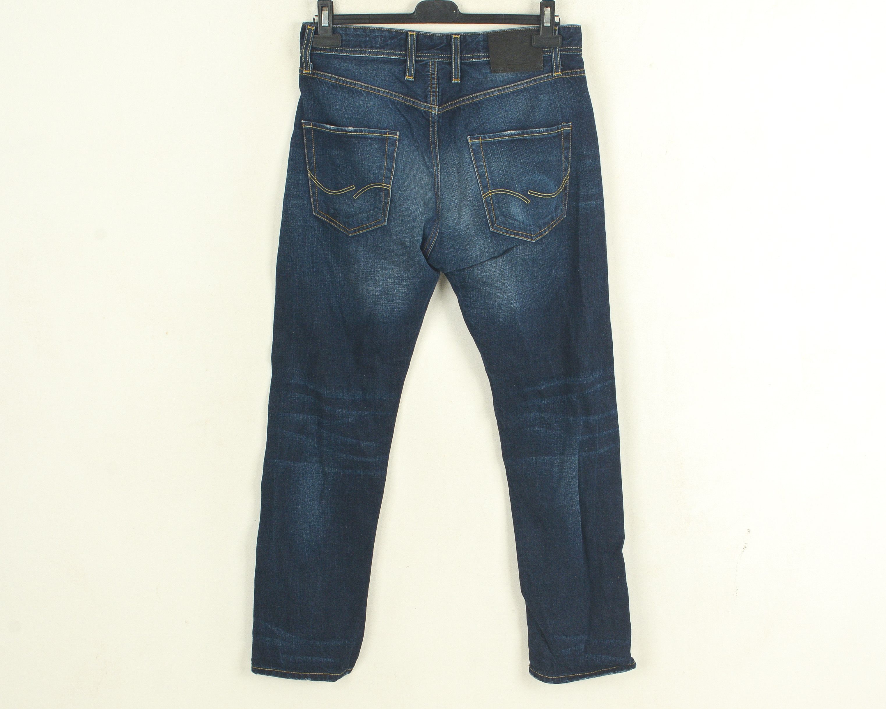 Jack & Jones Erik W31 L30 Slim Fit Straight Leg Jeans Denim Pants Size US 31 - 3 Thumbnail