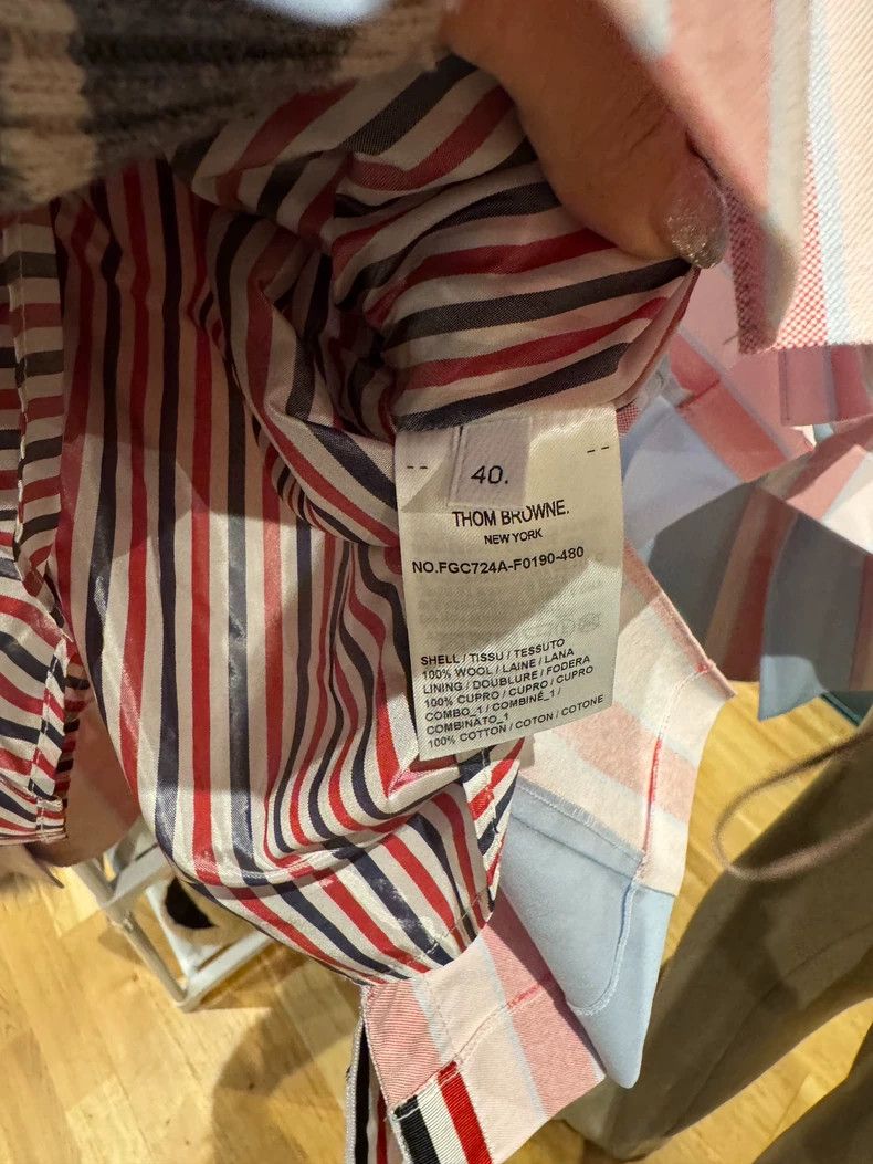 Thom Browne Thom Browne A skirt in blue and pink Size 26" / US 2 / IT 38 - 8 Thumbnail