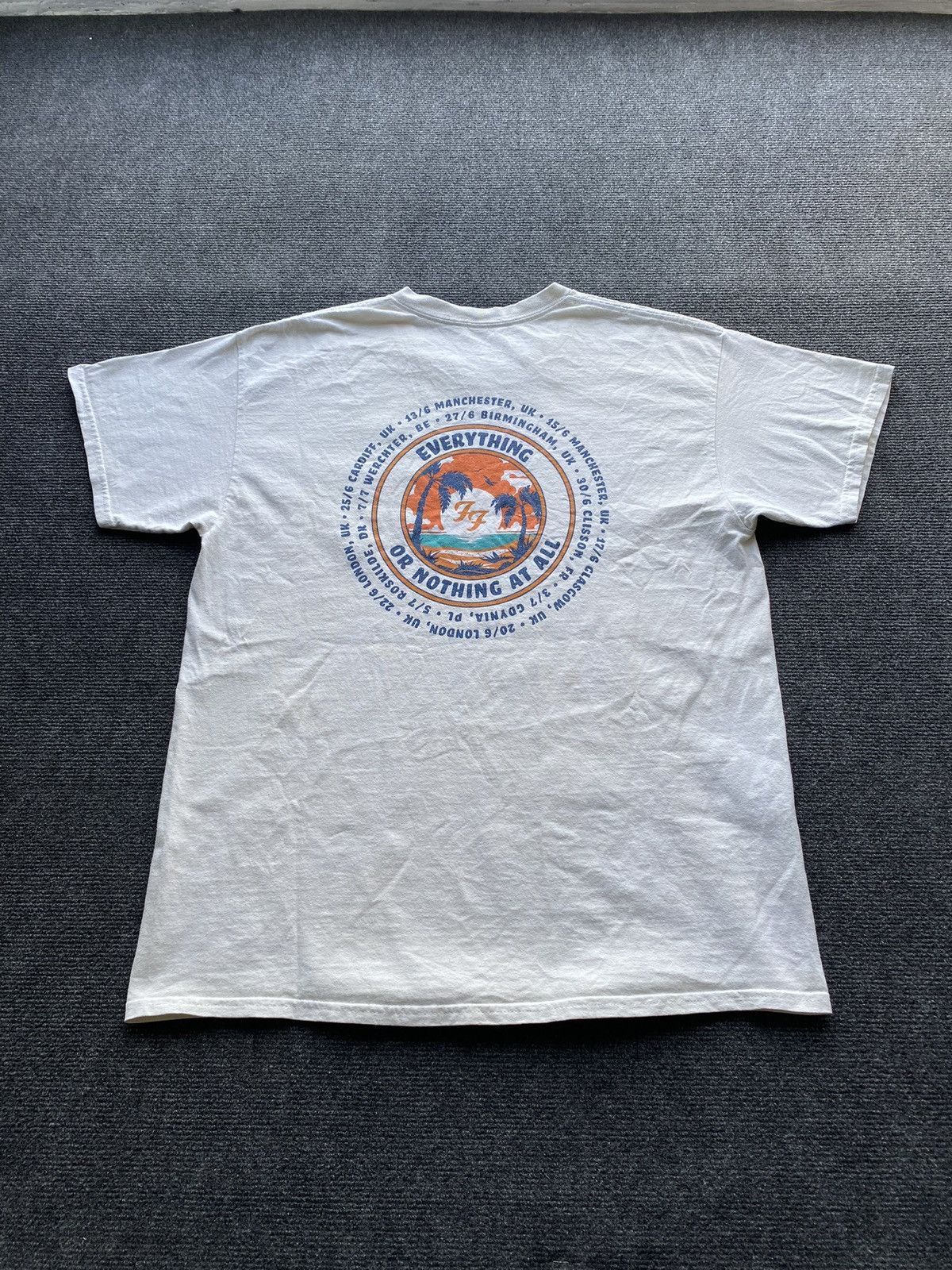 Band Tees 🔥2024 Foo Fighters Band Tour Shirt M “everything or nothing” Size US M / EU 48-50 / 2 - 1 Thumbnail