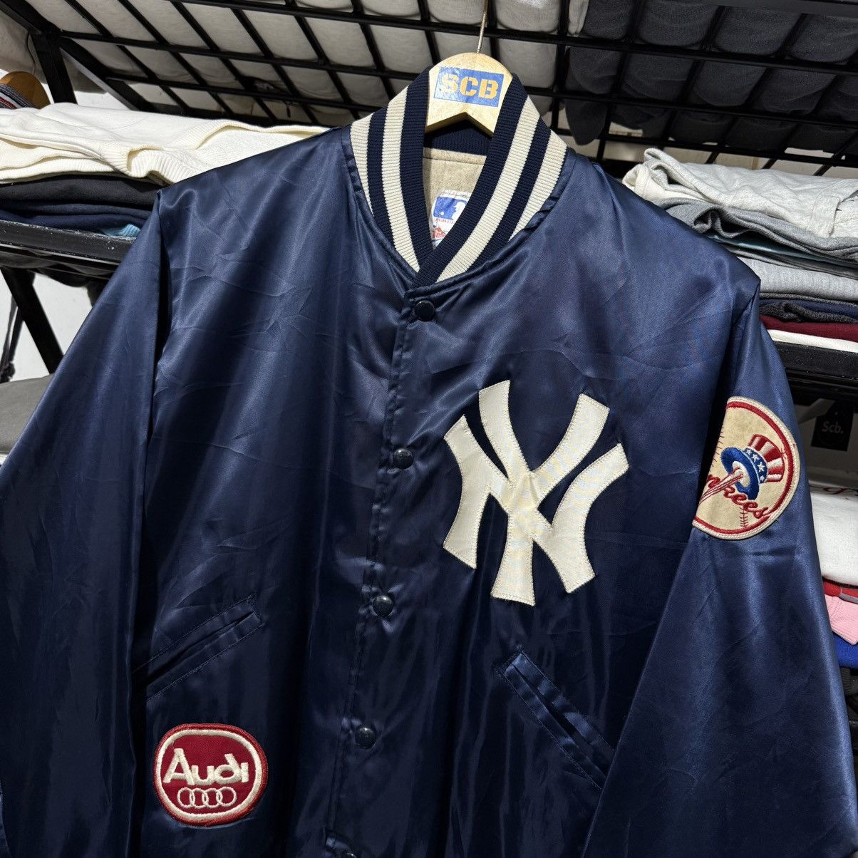 New York Yankees Vintage 80s 90s new york yankees felco satin varsity Size US S / EU 44-46 / 1 - 2 Thumbnail