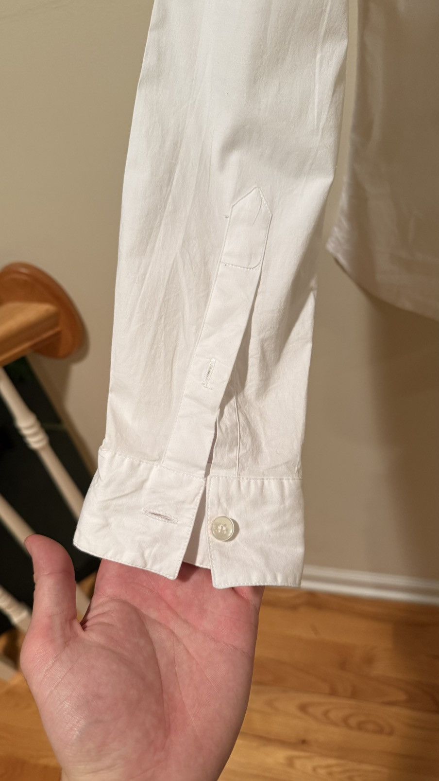 Maison Margiela Fitted stretch white shirt Size US S / EU 44-46 / 1 - 3 Thumbnail