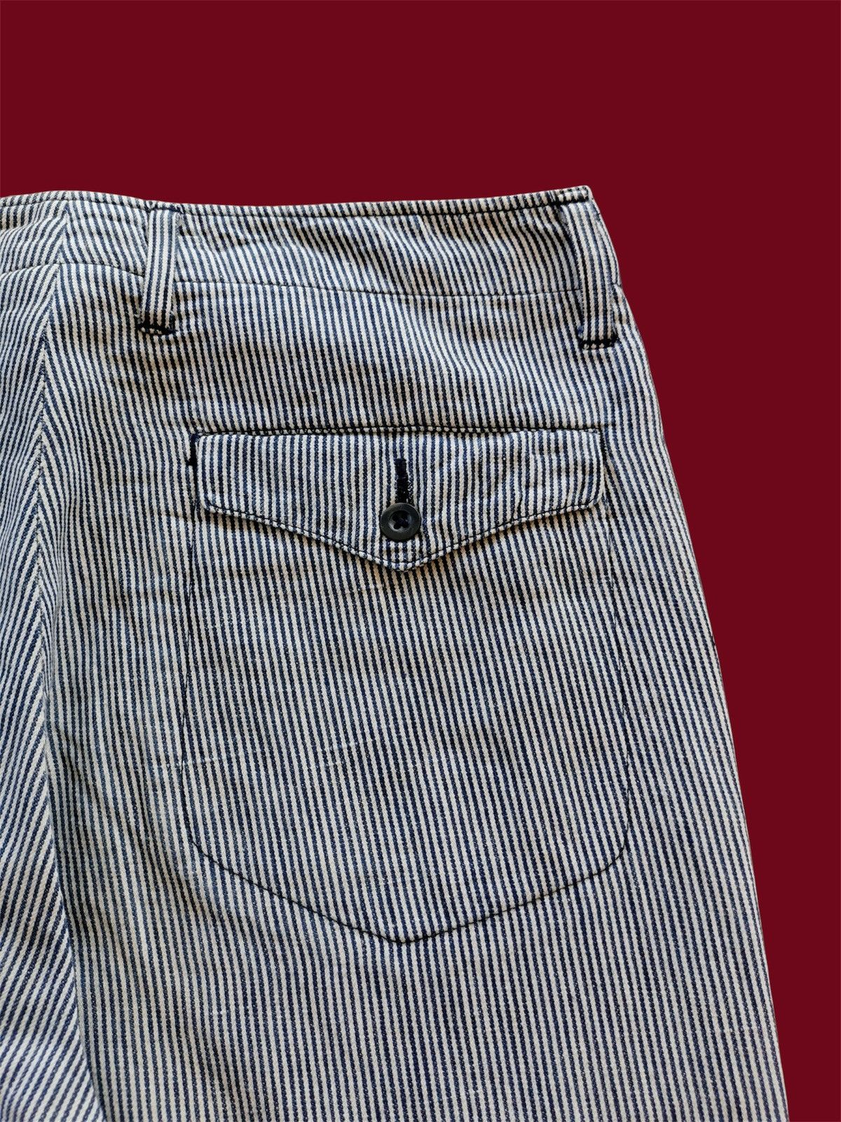 Journal Standard Hemp Journal Standard Pinstripe Patch Pocket Pants Size US 32 / EU 48 - 5 Thumbnail