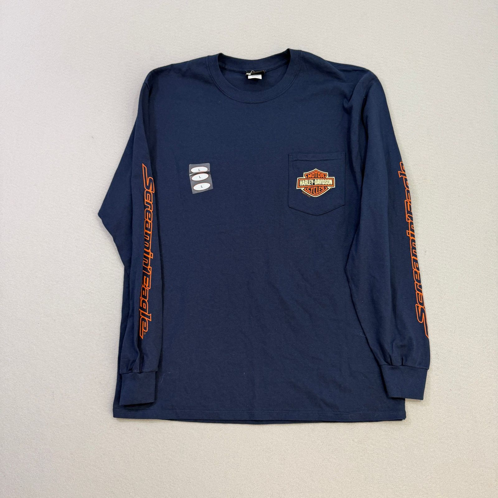 Harley Davidson Harley Davidson Long Sleeve Shirt Large Lansing Michigan NEW Size US L / EU 52-54 / 3 - 2 Thumbnail