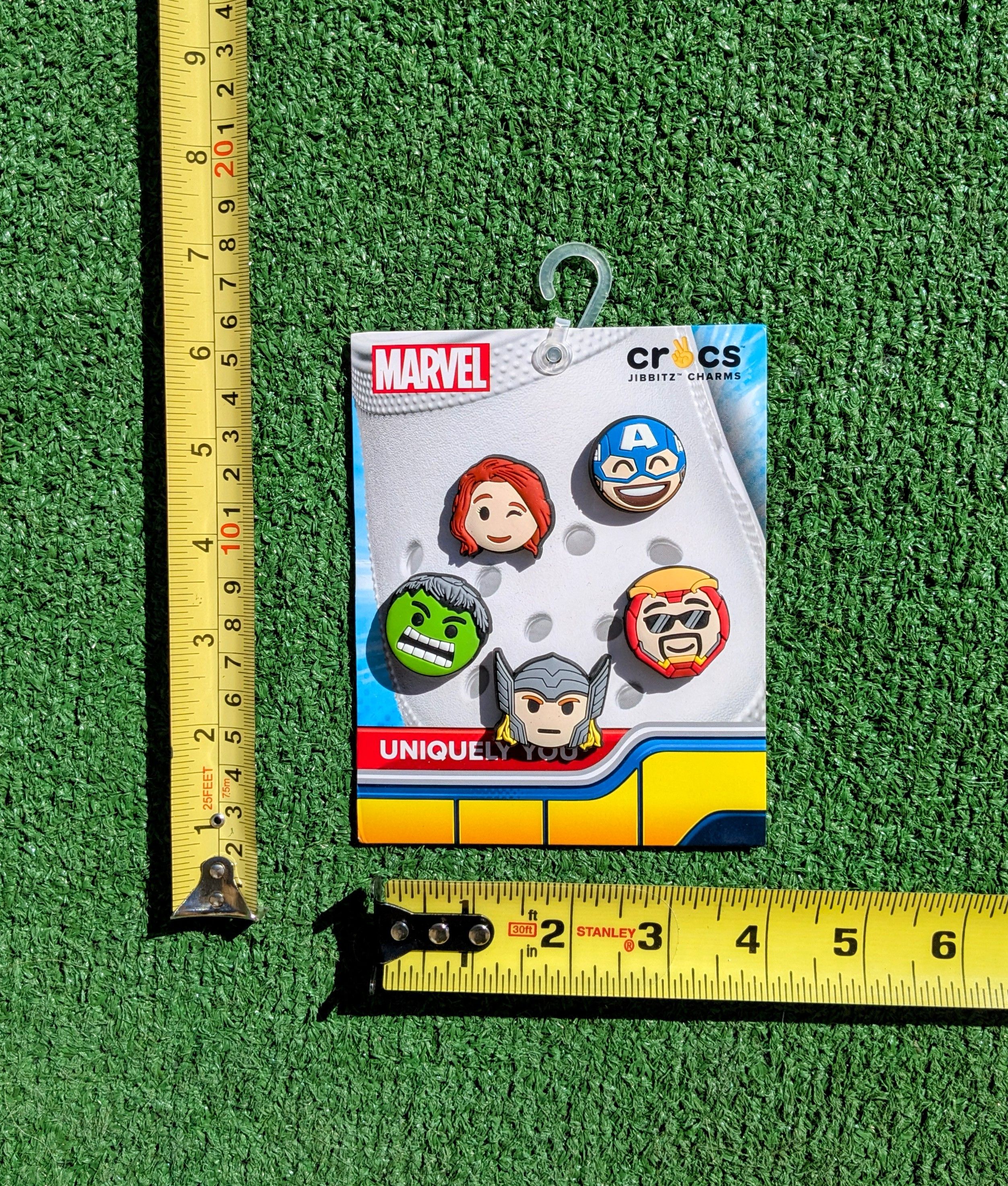 Marvel Comics Crocs Jibbitz Avengers Marvel Emoji 5-Pack Silicon Charms Size ONE SIZE - 2 Thumbnail