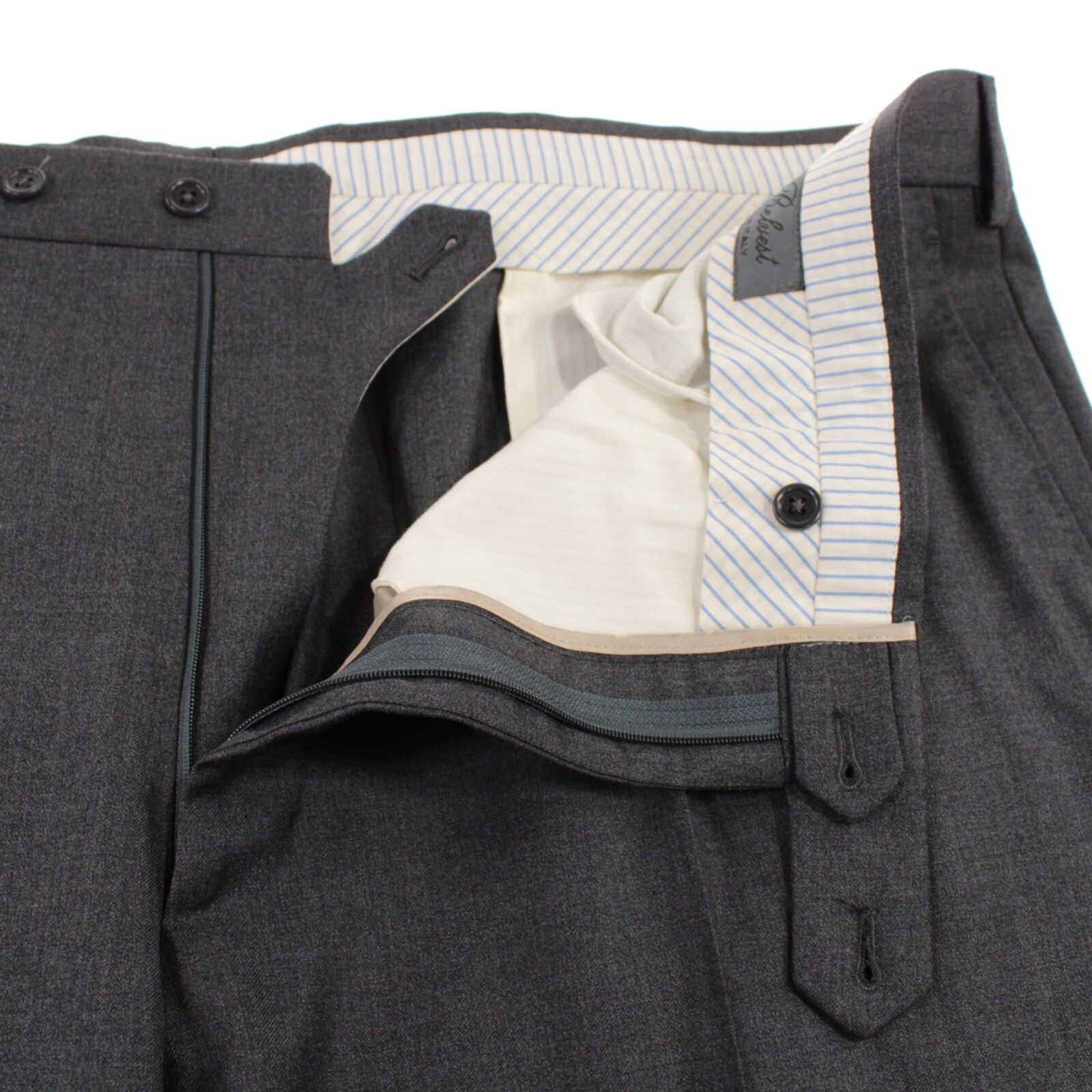 Belvest Belvest New with tags Dress Pants Size 44 US In Gray Size US 44 / EU 60 - 3 Thumbnail