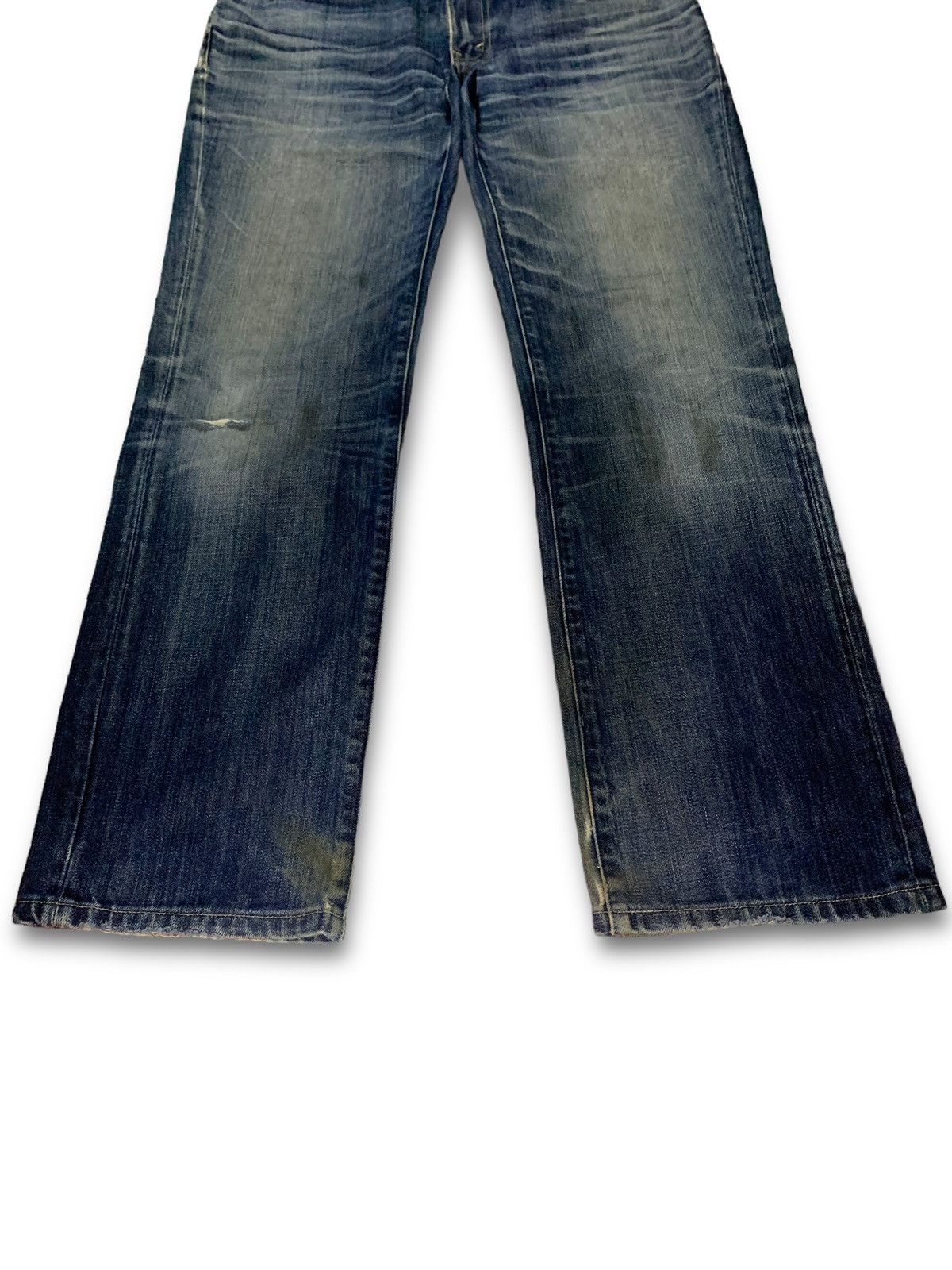 Levi's × Levi's Vintage Clothing Vintage 90s Levis 505 Blue Wash Loose Distressed Jeans 32x31 Size US 32 / EU 48 - 6 Thumbnail
