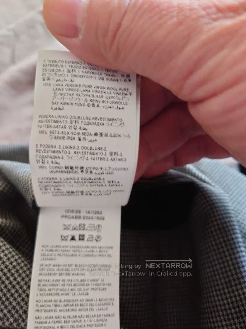 Versace Versace Suit Size 48S - 9 Thumbnail