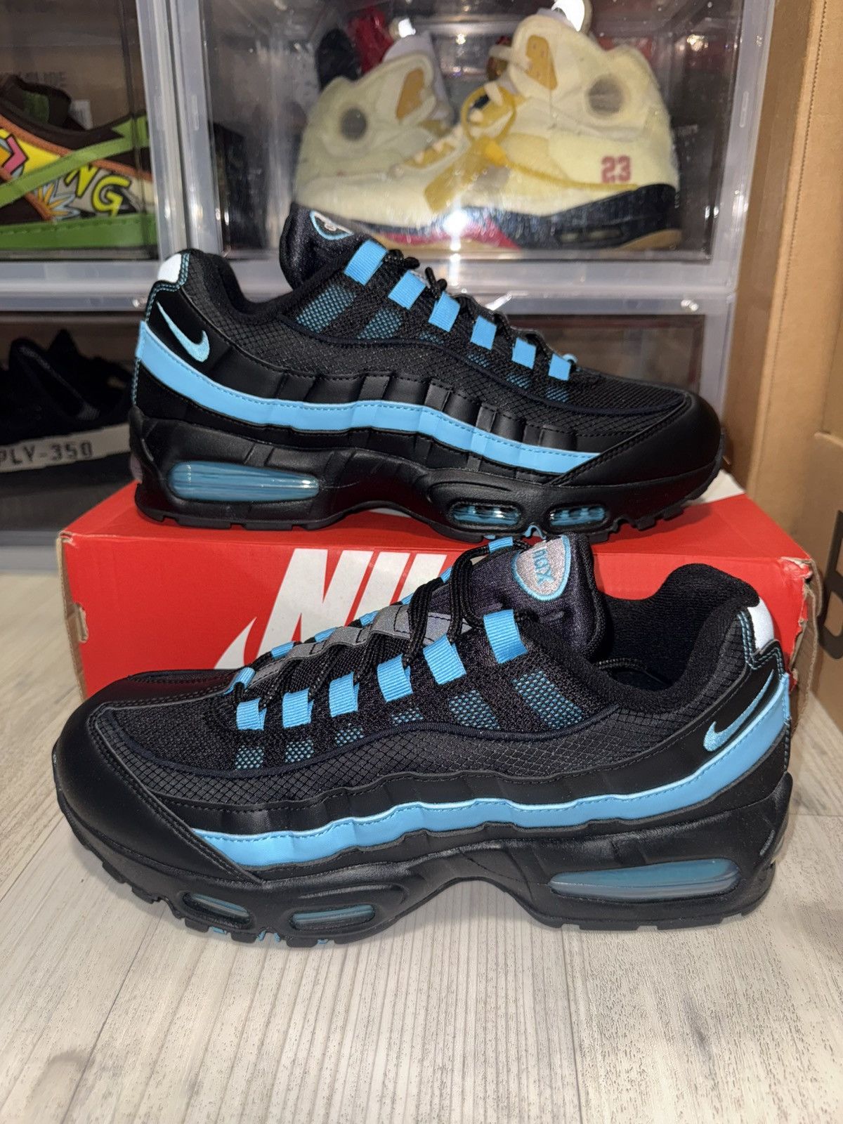 Nike Nike Air Max 95 OG Big Bubble Baltic Blue Size US 10 / EU 43 - 2 Thumbnail