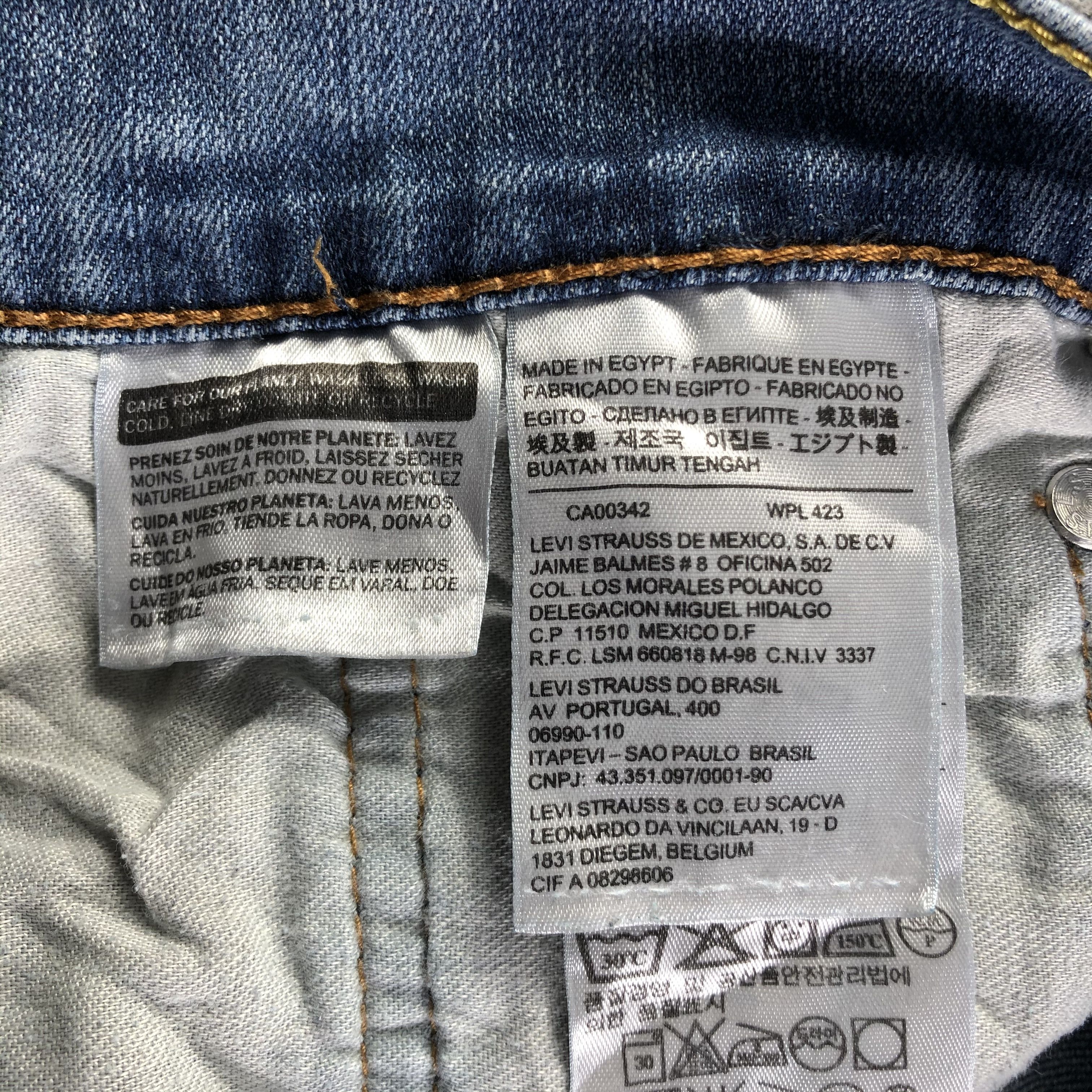 Levi's Vintage Blue Wash Levis 559 Jeans-J3344 Size US 31 - 10 Thumbnail