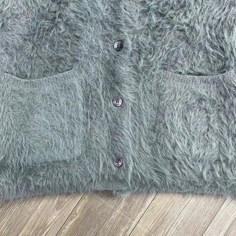 Japanese Brand Issey Miyake PLST Faux Fur Mohair Cardigan Size US M / EU 48-50 / 2 - 4 Thumbnail
