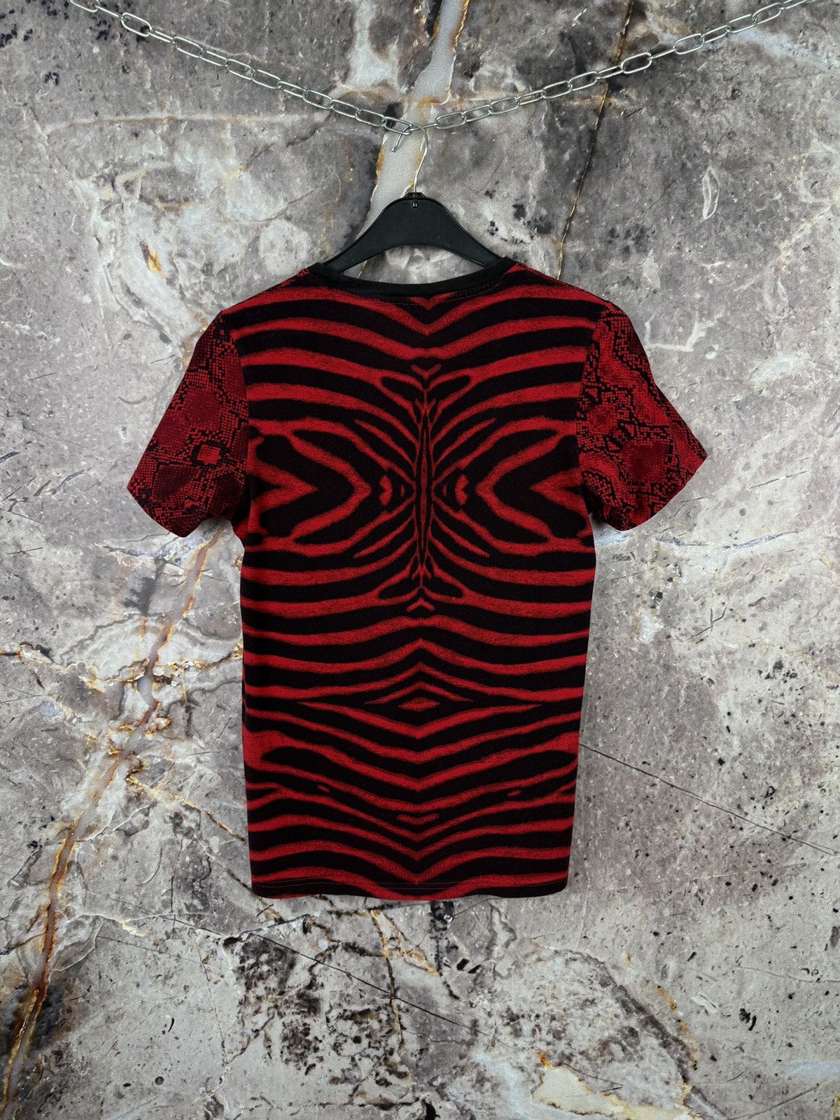 Adidas Adidas Originals Women’s Red Snake Print TShirt Trefoil Logo Size XS / US 0-2 / IT 36-38 - 12 Thumbnail