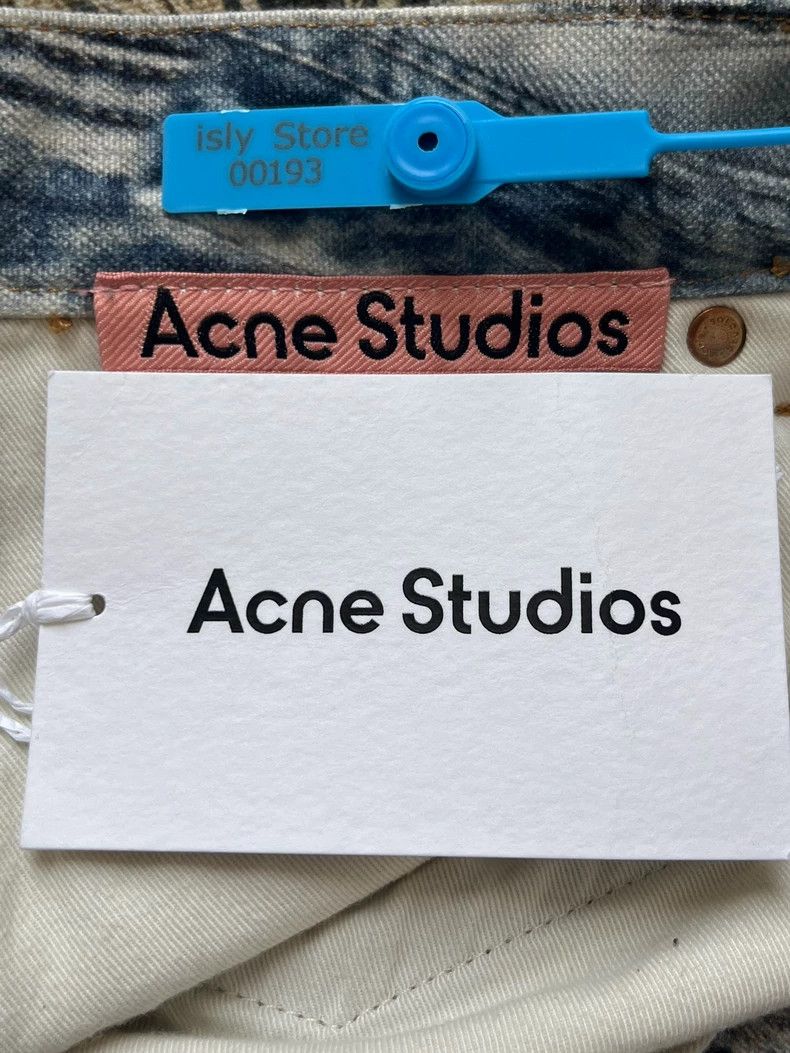 Acne Studios acne studios Printed loose straight-leg jeans 2506-Nextarro Size US 34 / EU 50 - 4 Thumbnail