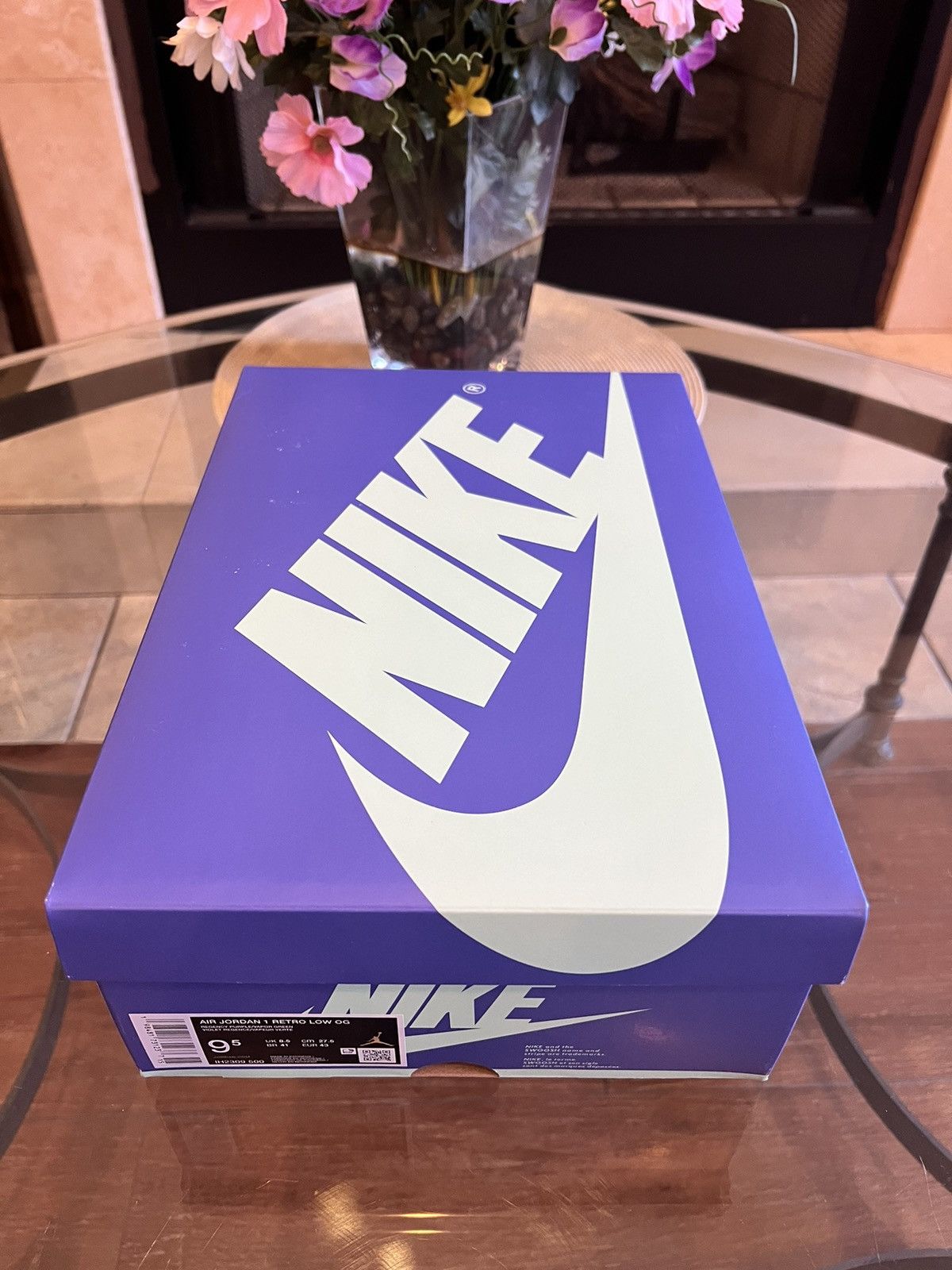 Nike Zion Williamson x Air Jordan 1 Retro OG Low Voodoo Size US 9.5 / EU 42-43 - 13 Thumbnail