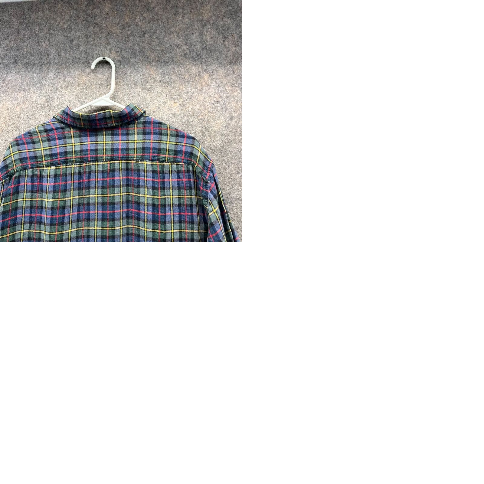 Polo Ralph Lauren Polo Ralph Lauren Shirt Men XL Flannel Green Purple Plaid Button Down Vintage Size US XL / EU 56 / 4 - 9 Thumbnail