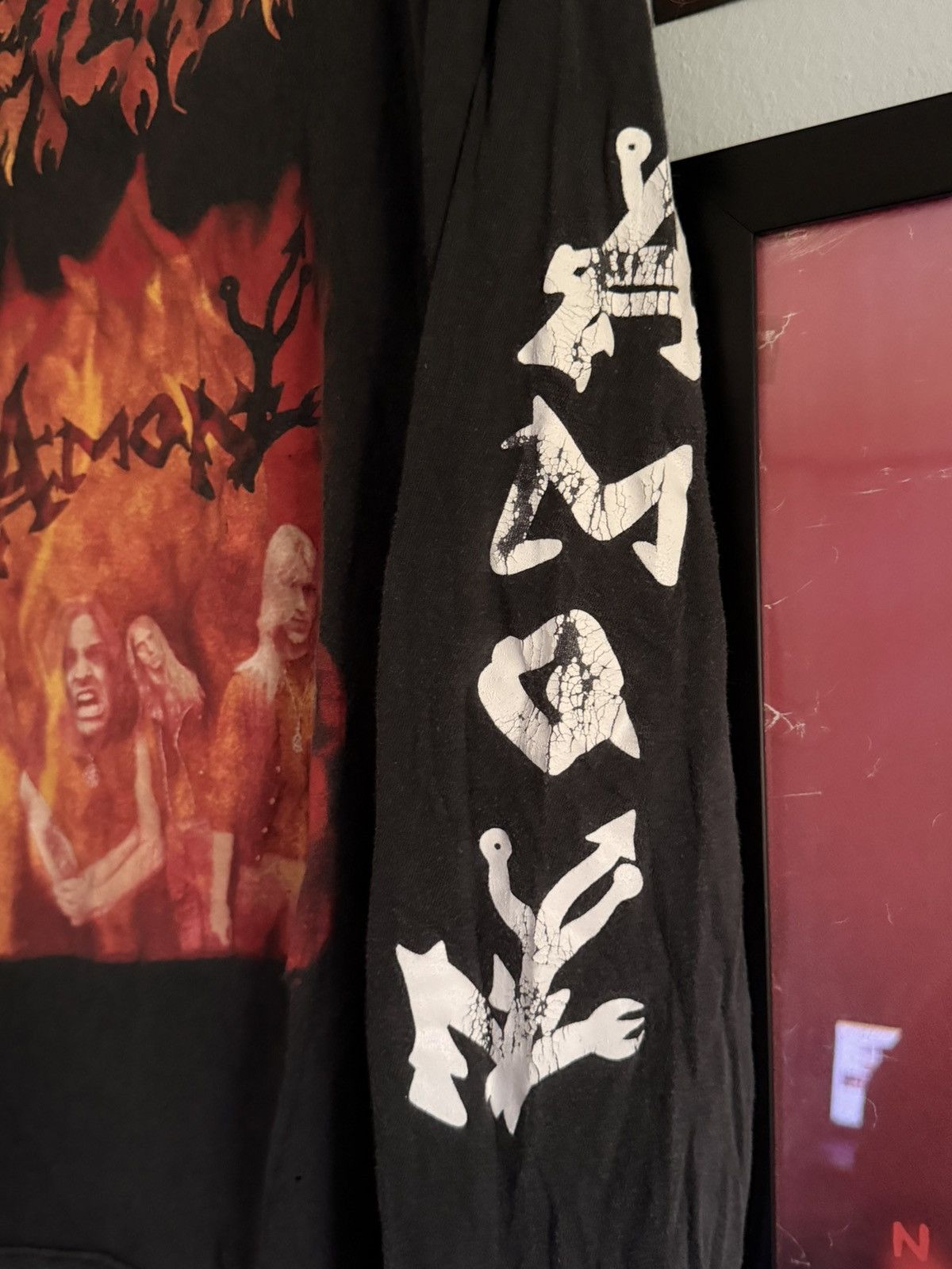 Band Tees Vintage Deicide Amon Feasting LS Deathmetal Shirt 1993 Size US XL / EU 56 / 4 - 3 Thumbnail