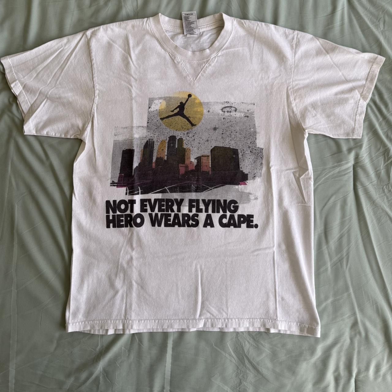 Jordan Brand Retro Y2k Air Jordan brand white Jumpman t-shirt Large Size US L / EU 52-54 / 3 - 2 Thumbnail