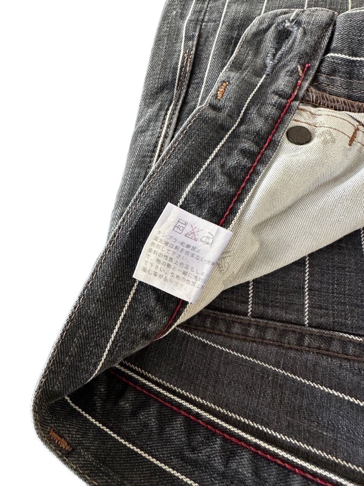 Paul Smith Red Ear Vintage Paul Smith Red Ear Lined Stripe Jeans Size US 32 / EU 48 - 7 Thumbnail