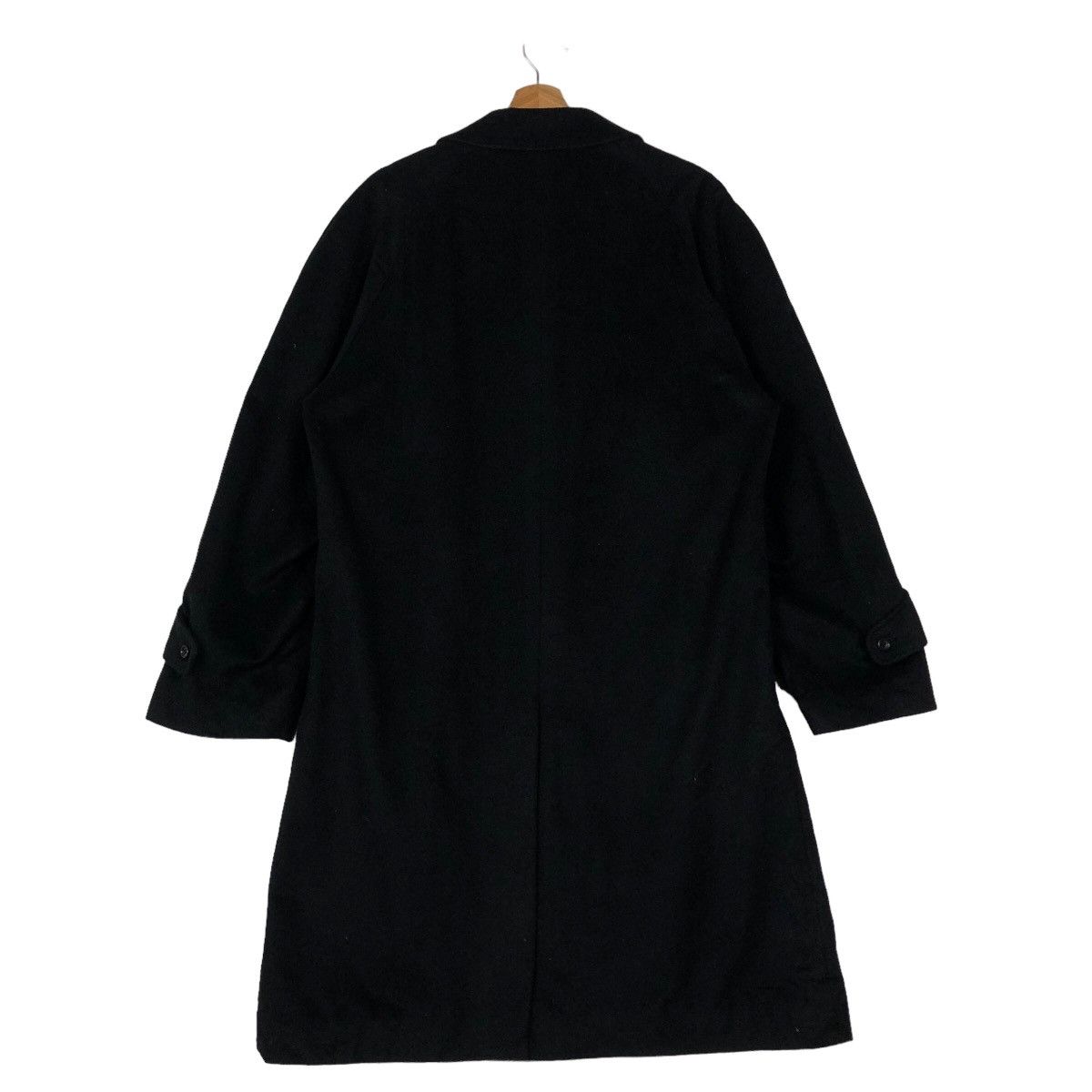 Japanese Brand 🔥Rich Black - Fly Coats Long Jacket Wool Valentino Rudy Size US M / EU 48-50 / 2 - 7 Thumbnail
