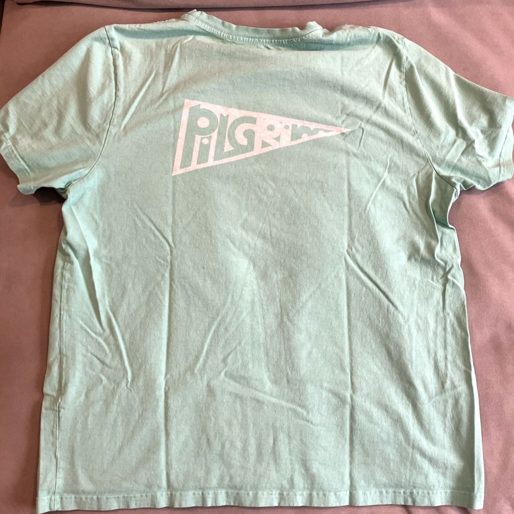 Vintage VINTAGE Pilgrim Surf + Supply T-Shirt Men's XL Short Sleeve Double-Sided Graphic Print Green Robbie Simon Size US XL / EU 56 / 4 - 4 Thumbnail