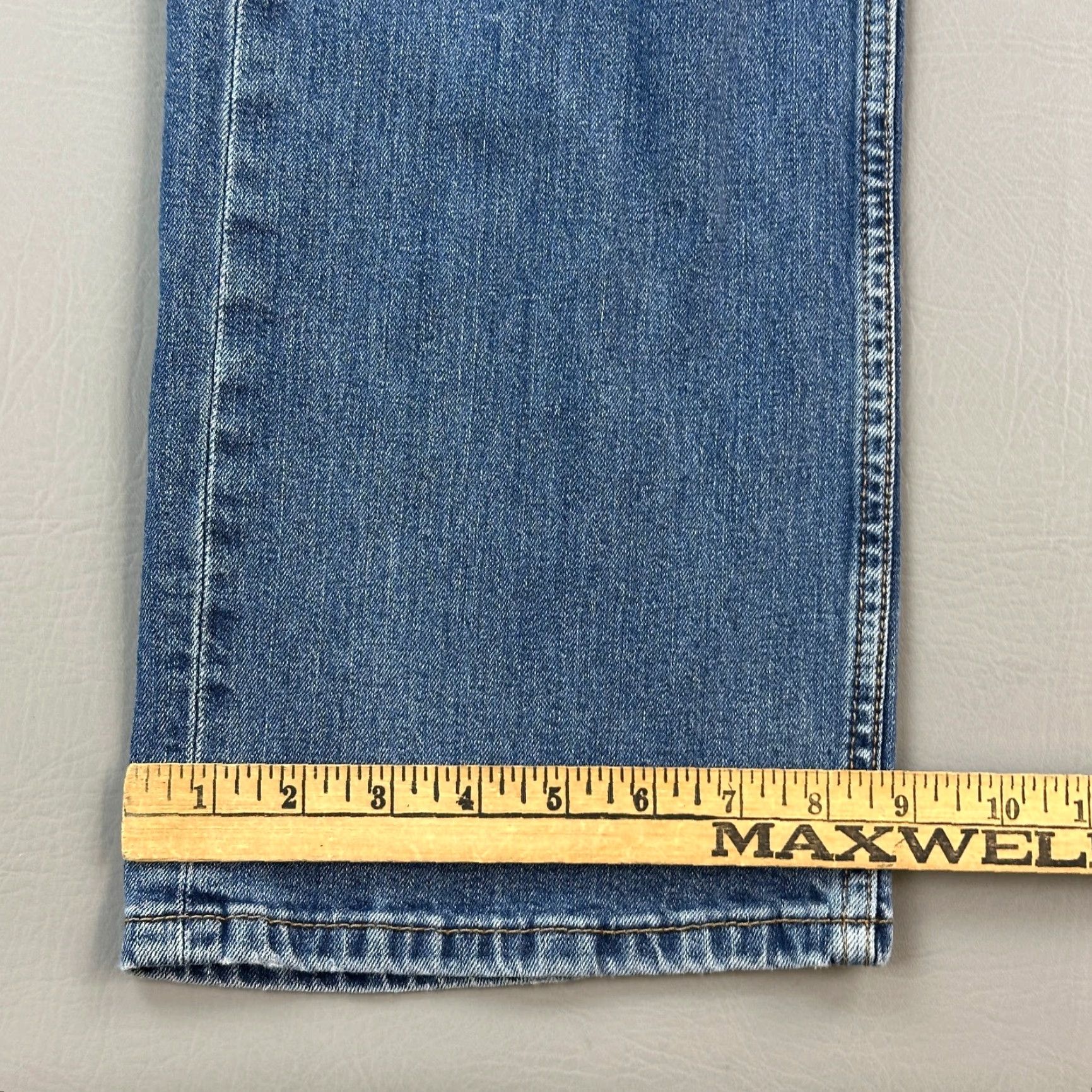 Levi's Levi's 514 Jeans Mens 38x31 Blue Denim Straight Stretch Zip Fly Casual Jeans Regular Mens Size US 38 / EU 54 - 4 Thumbnail