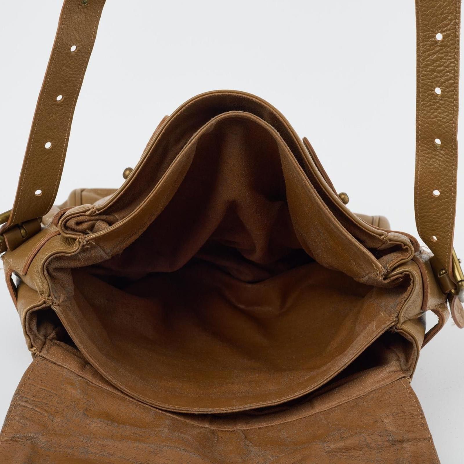 Burberry Burberrys Vintage Leather Nova Check Shoulder Crossbody Bag Size ONE SIZE - 6 Thumbnail
