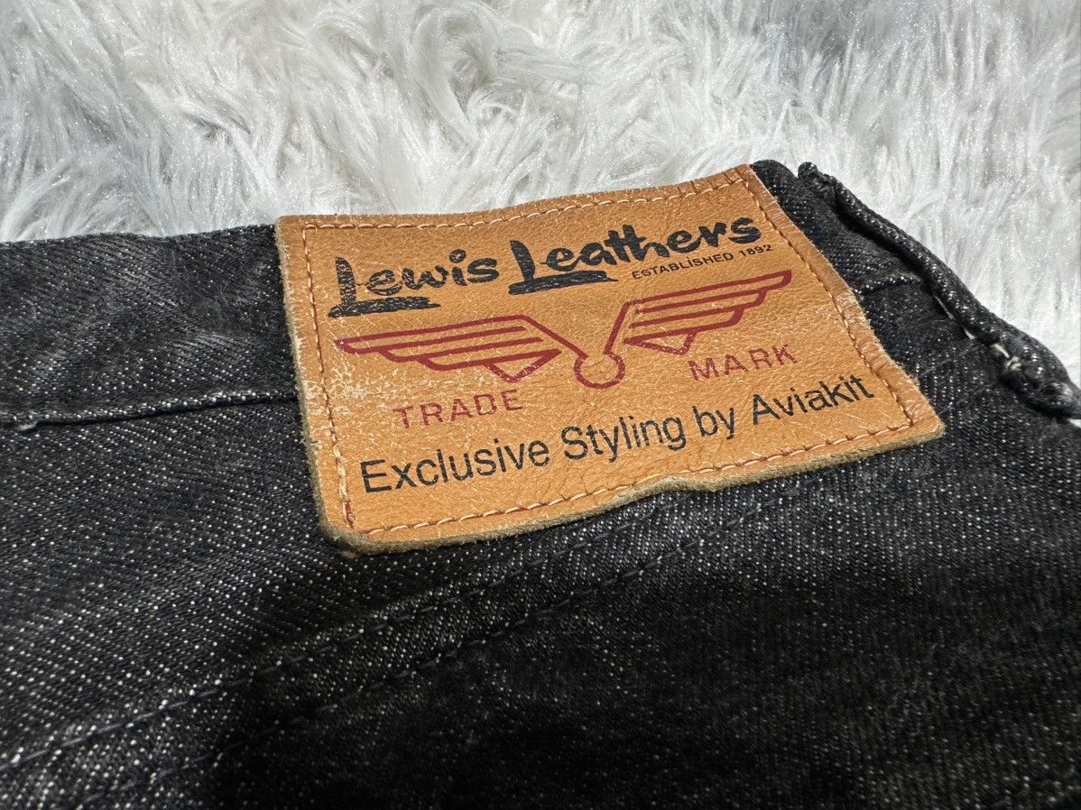 Kapital 🔥Rare Kapital x Lewis Leather Red Tab Selvedge Denim Size US 31 - 16 Thumbnail
