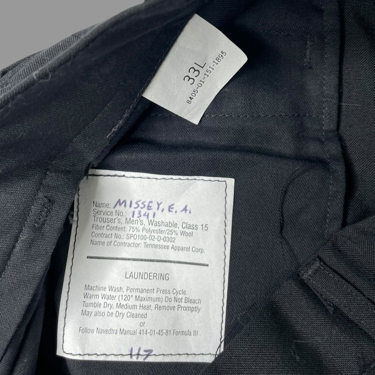 Vintage Vintage 1980s pleated military trousers Size US 30 / EU 46 - 4 Thumbnail