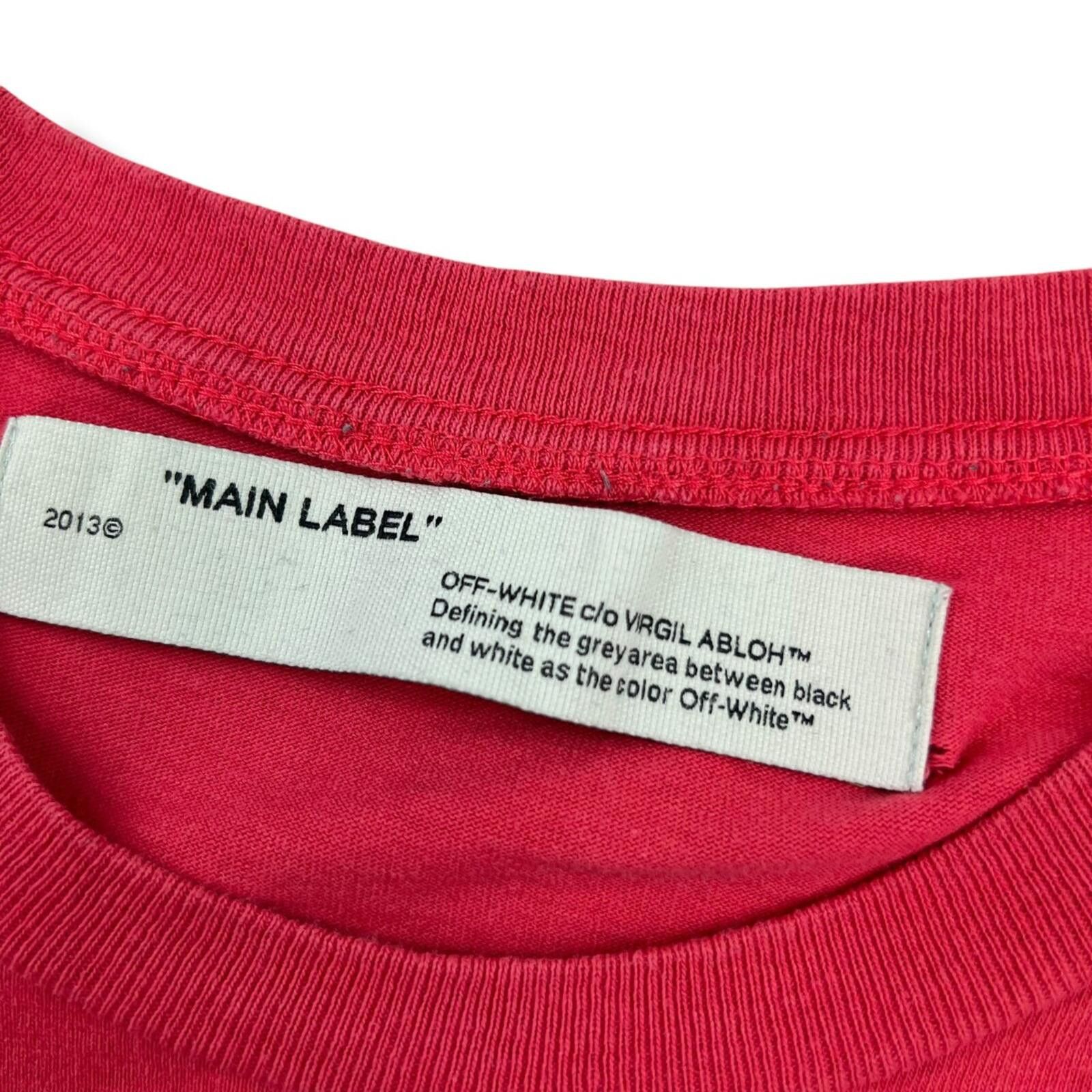 Off-White Off-White Mini Logo Red T Shirt Size US M / EU 48-50 / 2 - 5 Thumbnail
