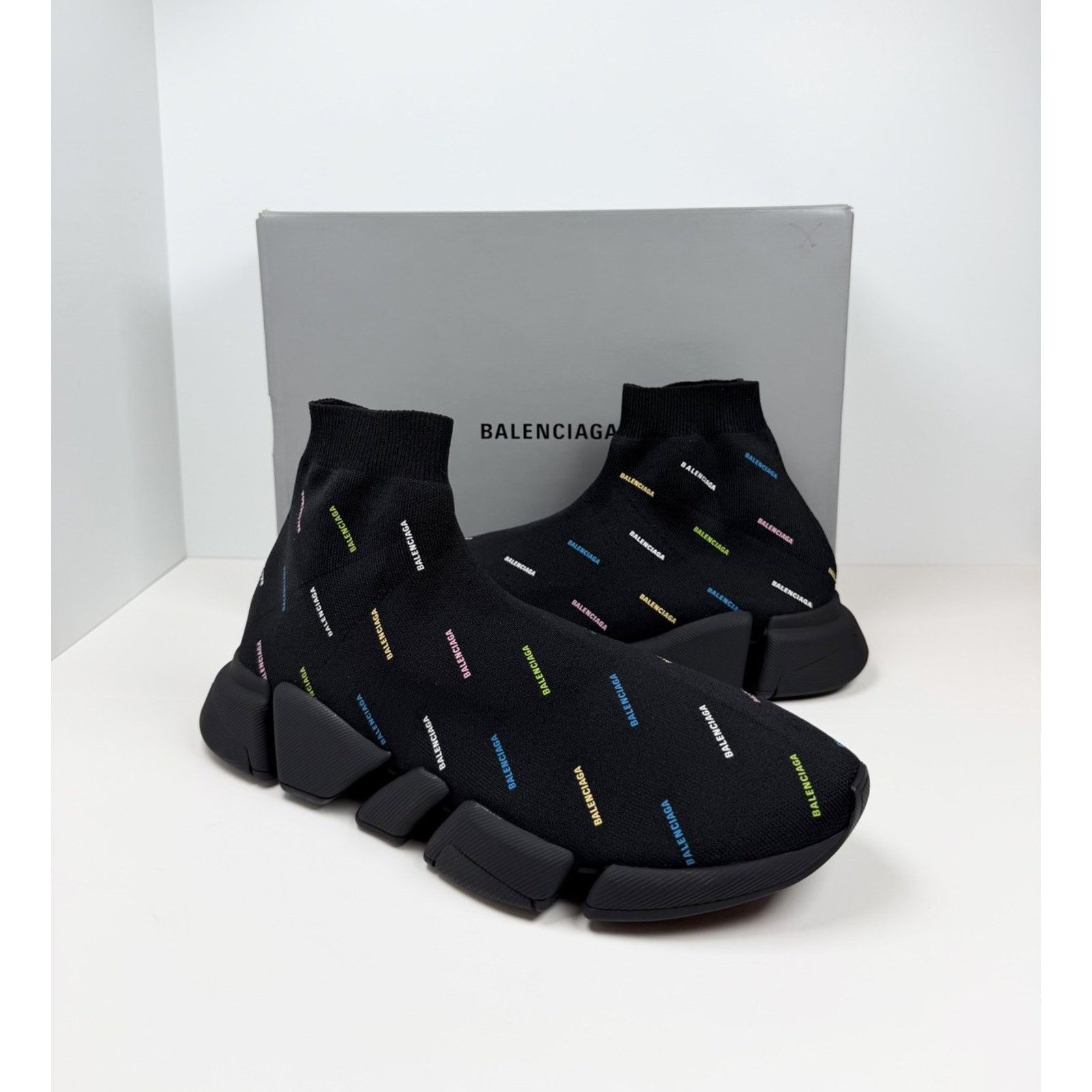 Balenciaga Size 46EU/13US - Balenciaga Speed Trainer Multicolor NEW Size US 13 / EU 46 - 2 Thumbnail