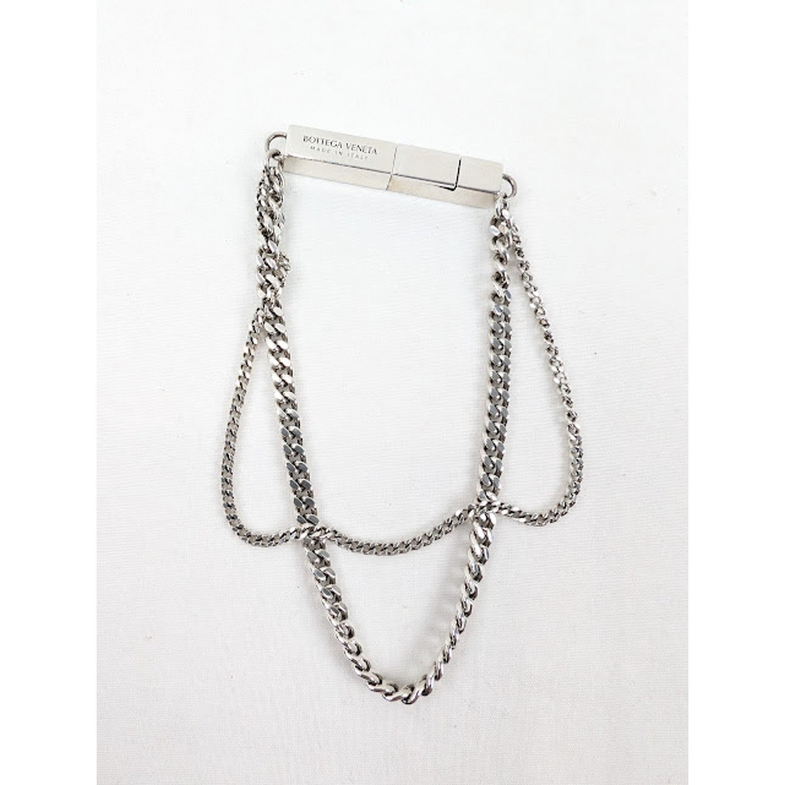 Bottega Veneta o1rshd1 Size: M / Silver Bracelet in Silver Size ONE SIZE - 2 Thumbnail