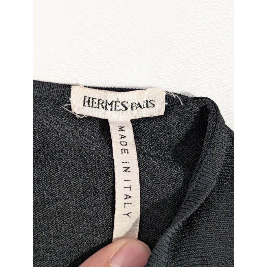 Hermes o1rshd1 CC20 Short Sleeve T-Shirt in Black/Beige Size US M / EU 48-50 / 2 - 14 Thumbnail