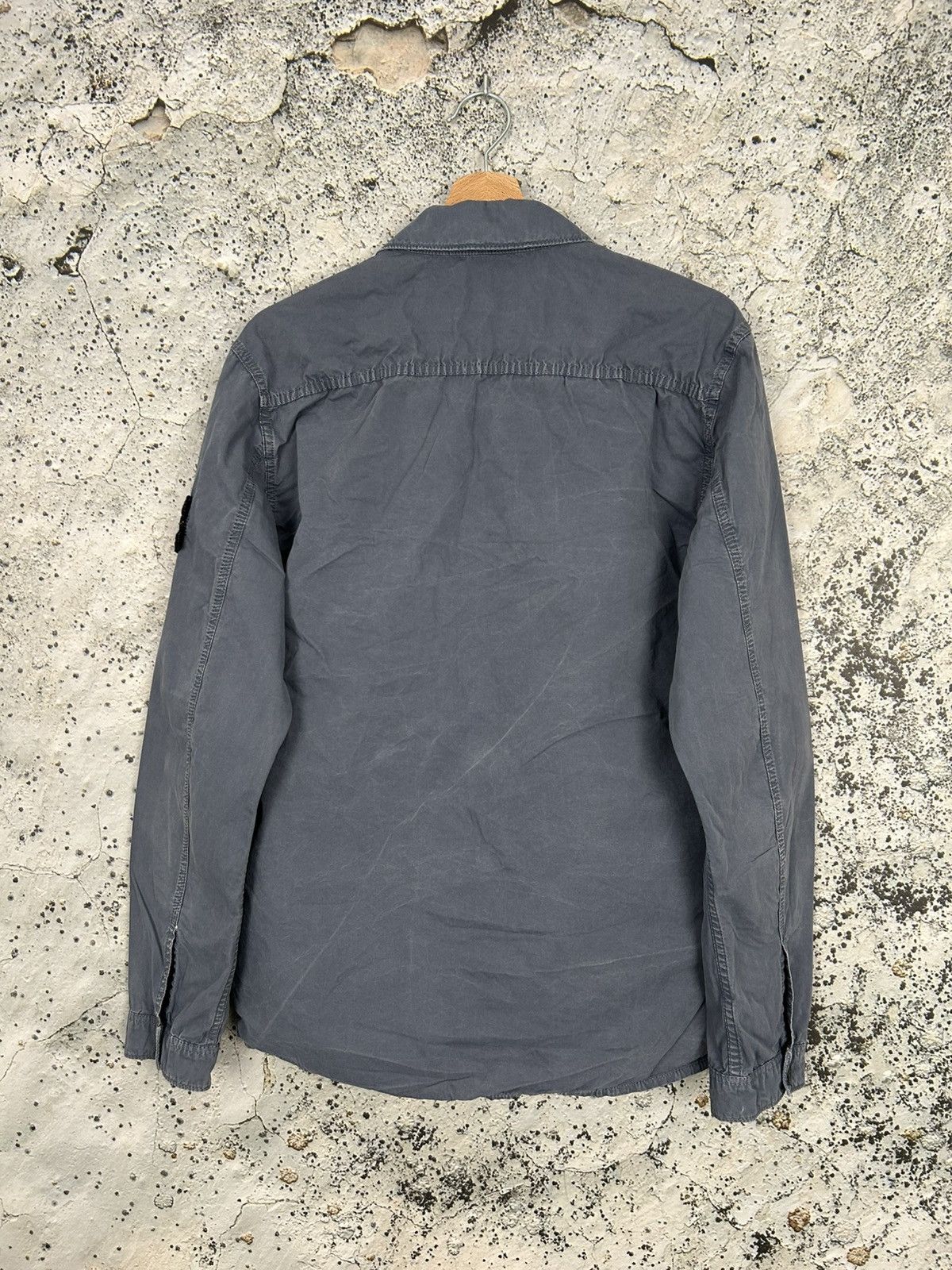 Designer × Stone Island Stone Island Blue Overshirt Light Jacket Vintage Designer Size US M / EU 48-50 / 2 - 6 Thumbnail