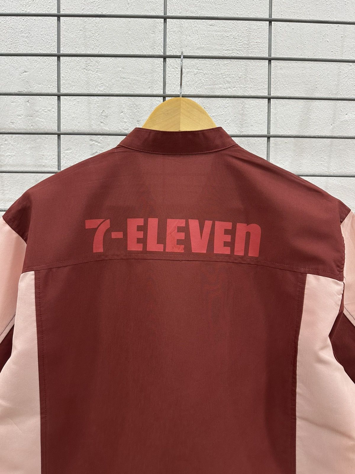 Vintage 7 Eleven 7-11 Uniform Zipper 3 Pocket Work Shirt Size US XL / EU 56 / 4 - 10 Thumbnail