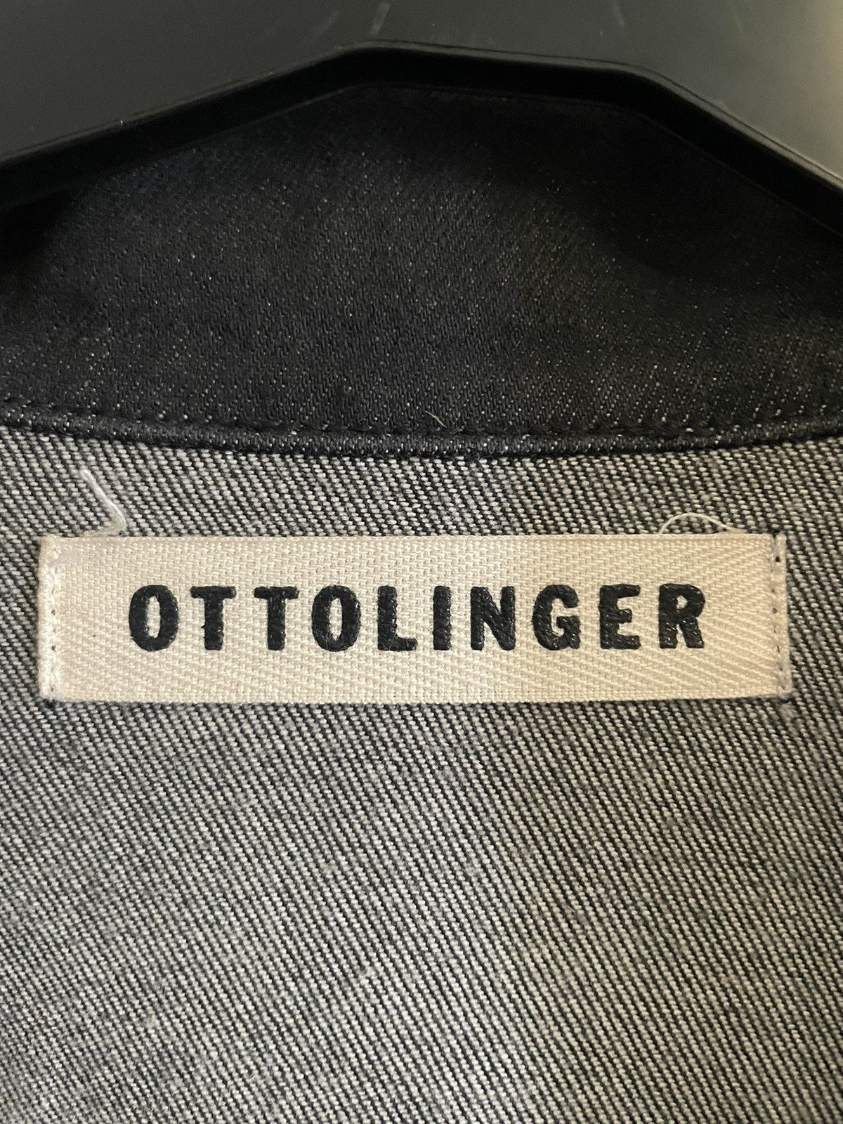 Ottolinger Ottolinger Cropped Waxed Denim Jacket Size US XS / EU 42 / 0 - 6 Thumbnail