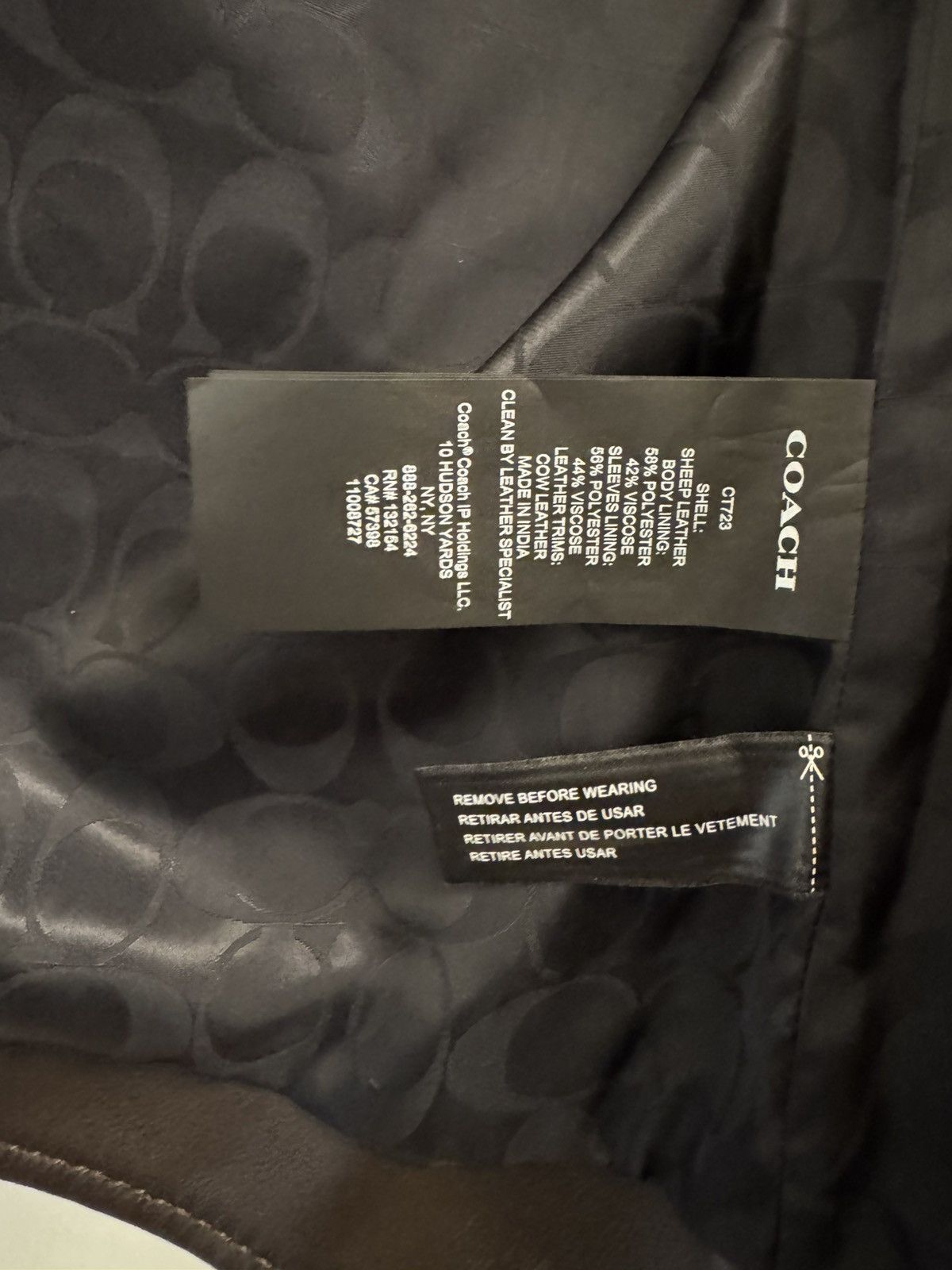 Coach Coach Leather Jacket Size US S / EU 44-46 / 1 - 3 Thumbnail