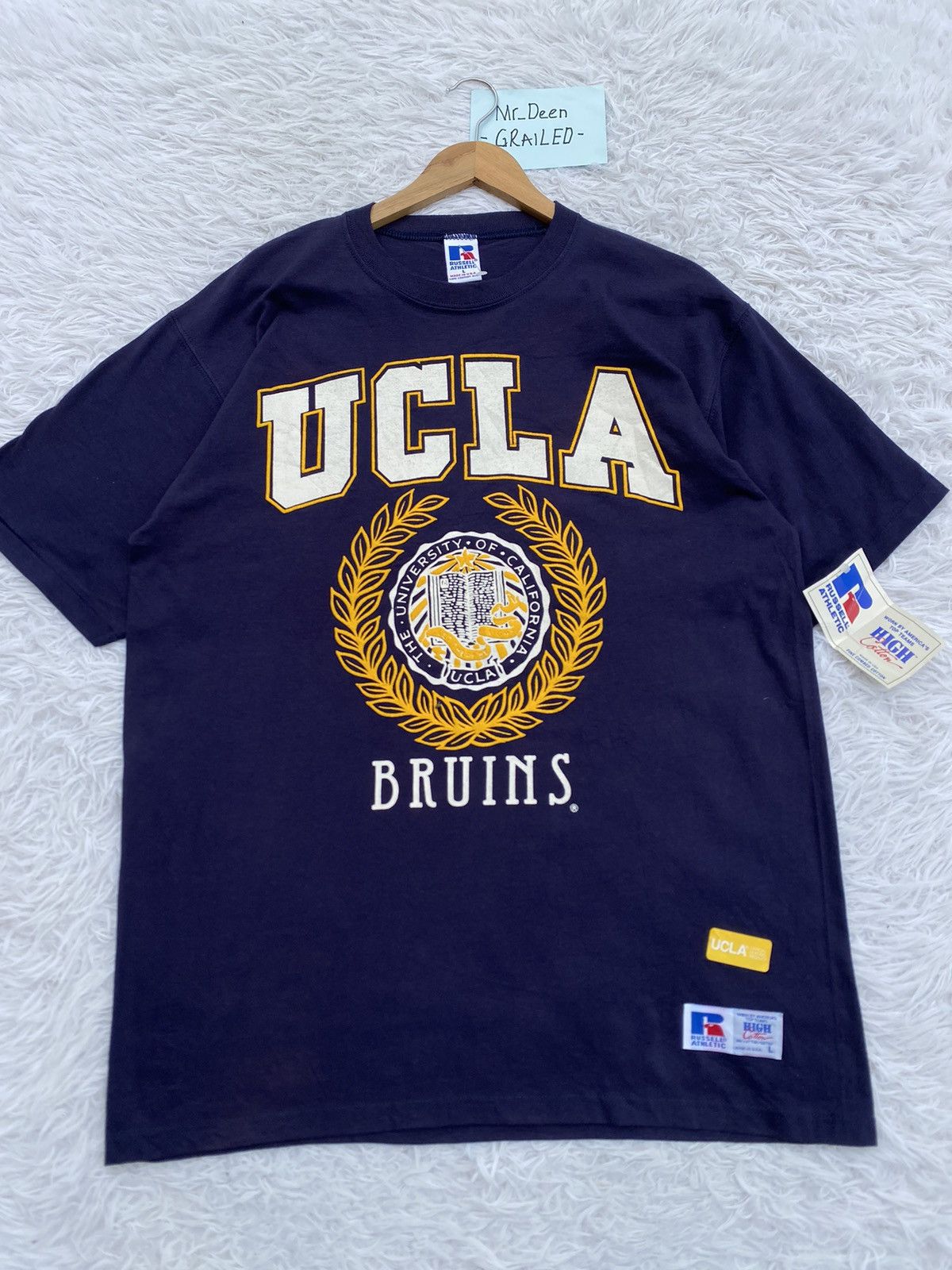 Vintage Vintage UCLA University of California Las Angelas RussellTee Size US L / EU 52-54 / 3 - 4 Thumbnail