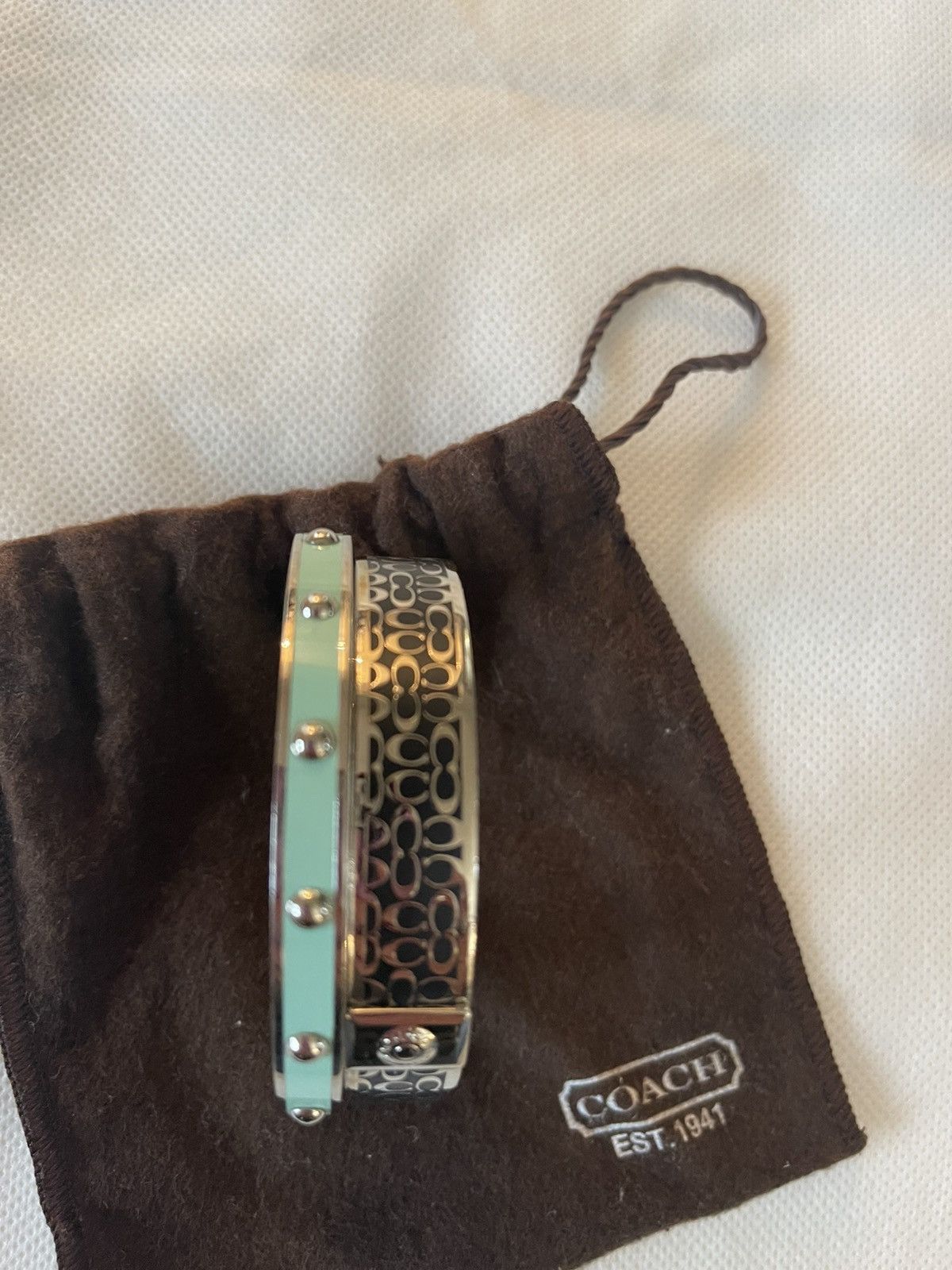Coach COACH BANGLE BRACELETS-2 PIECES Size ONE SIZE - 3 Thumbnail
