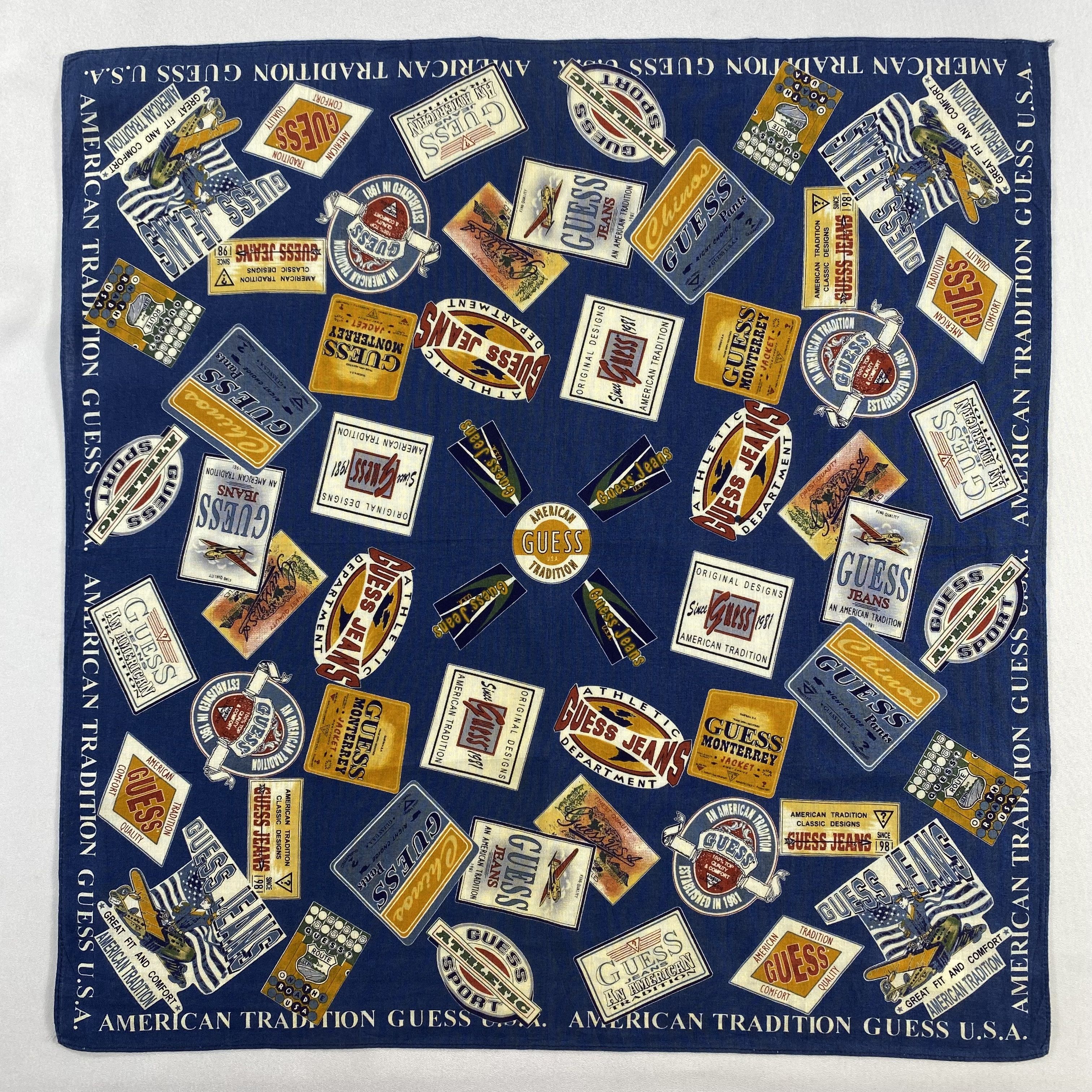 Guess × Vintage Guess Bandana/ Handkerchief / Neckerchief-P1567 Size ONE SIZE - 1 Thumbnail