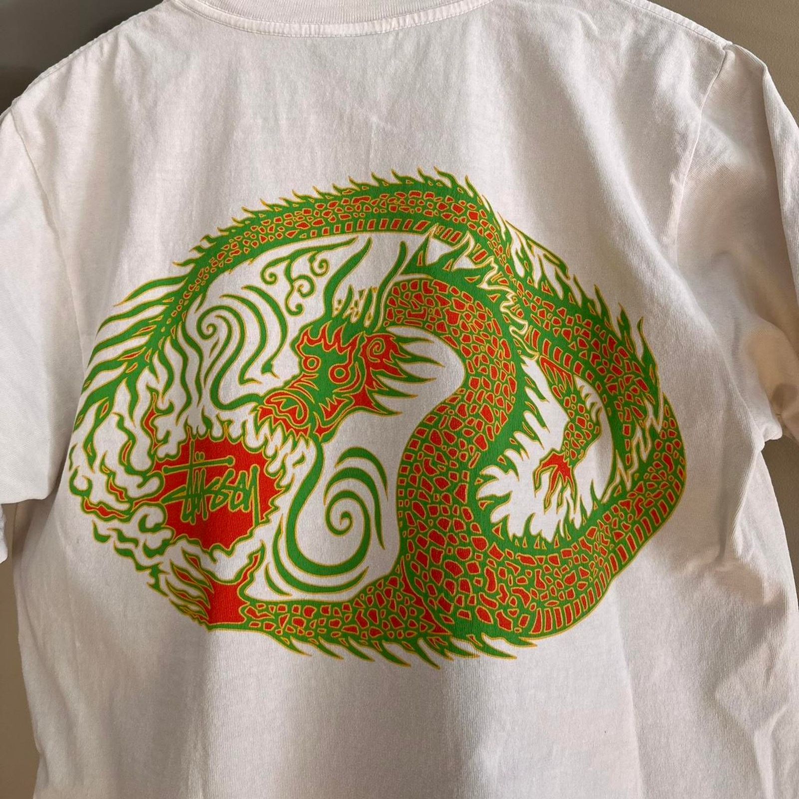 Stussy × Vintage Vintage Y2K Stussy Dragon Shirt Size US S / EU 44-46 / 1 - 5 Thumbnail