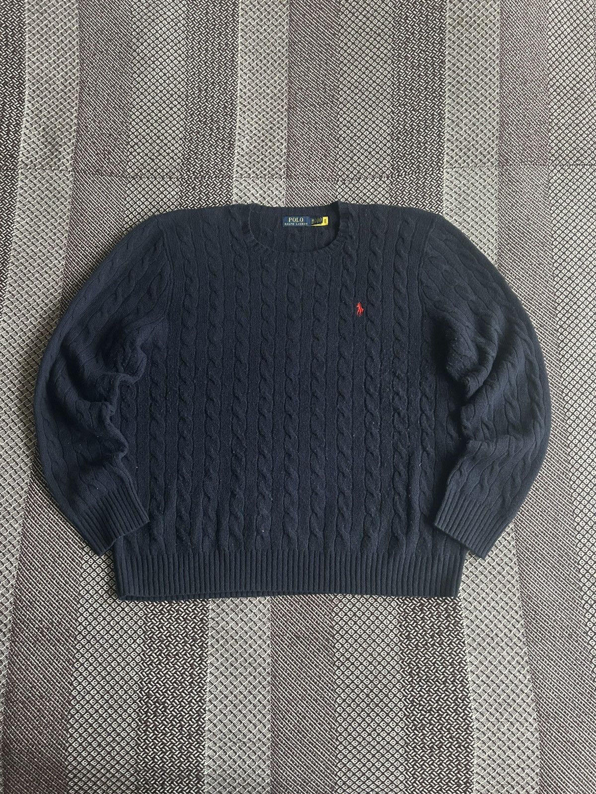 Polo Ralph Lauren Polo Ralph Lauren Cable Knitted Sweater Streetwear Style XXL Size US XXL / EU 58 / 5 - 1 Thumbnail