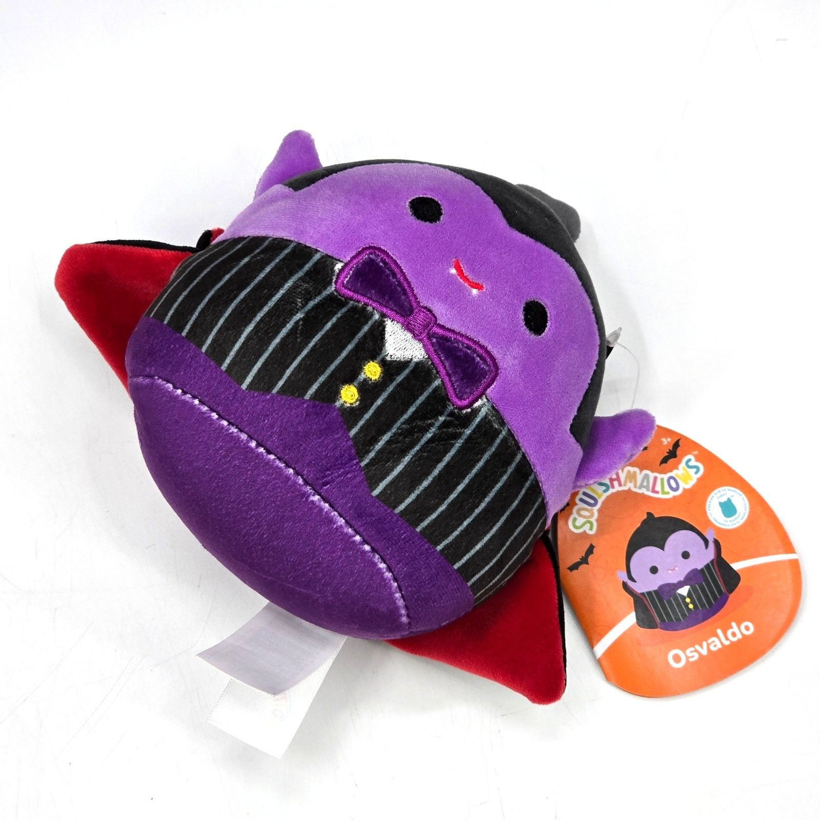 Other Squishmallows Osvaldo Halloween Dracula Bat Plush NWT #38 Size ONE SIZE - 6 Thumbnail