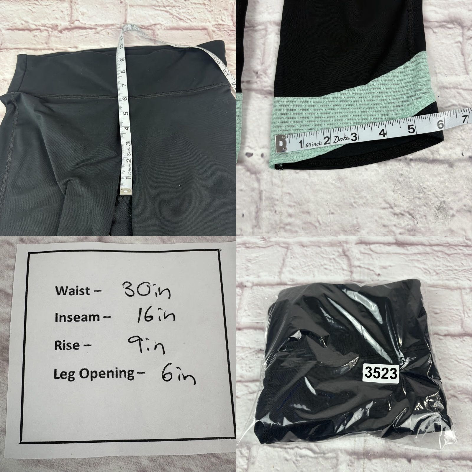 Under Armour Under Armour Pants Womens Medium Black Capri Cropped Athletic Yoga Leggings Size 32" / US 10 / IT 46 - 8 Thumbnail
