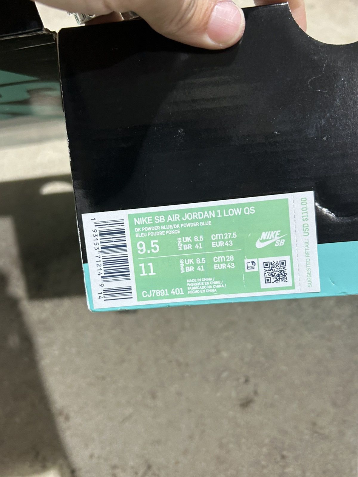 Jordan Brand Jordan 1 Low SB UNC Size US 9.5 / EU 42-43 - 7 Thumbnail