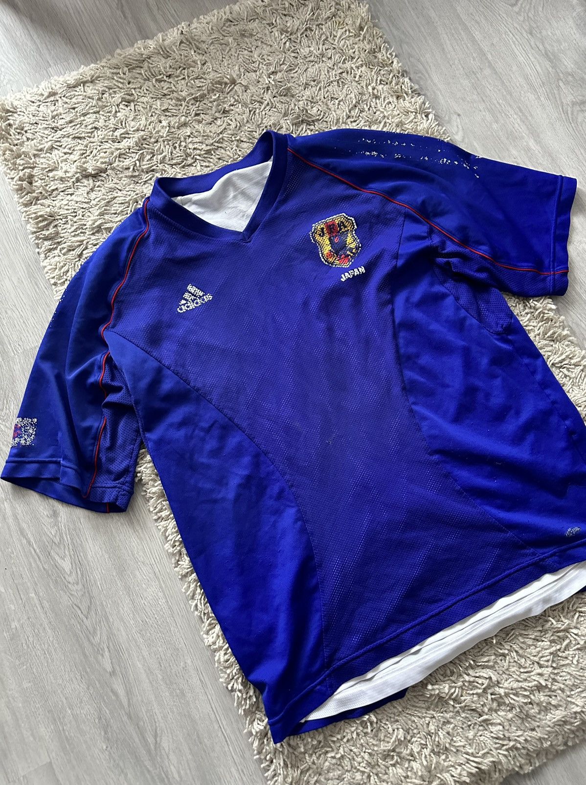Adidas Japan Vintage Adidas Soccer Jersey Size US L / EU 52-54 / 3 - 2 Thumbnail