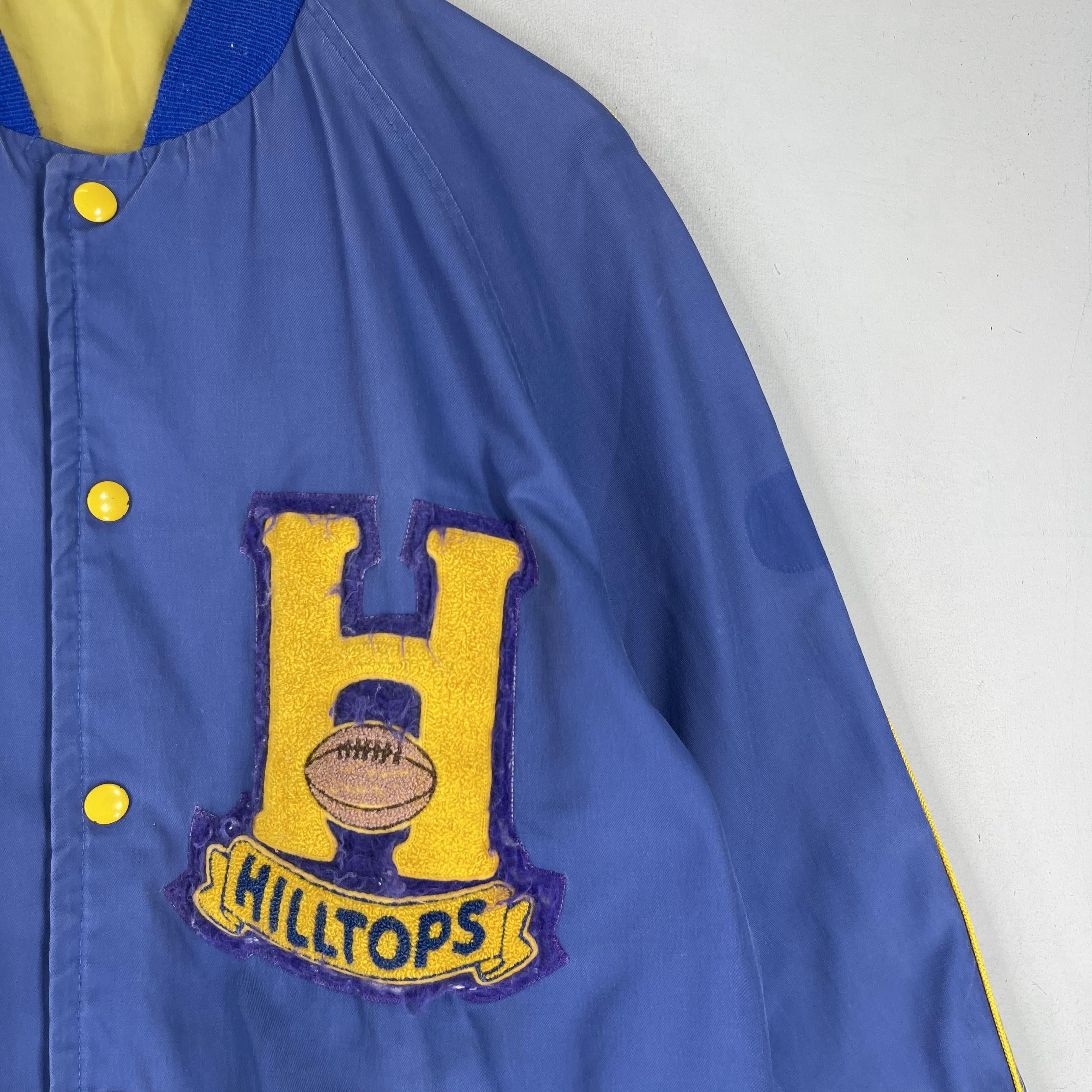 Vintage Vintage SASKATOON HILLTOPS Football Varsity Jacket Size US L / EU 52-54 / 3 - 3 Thumbnail