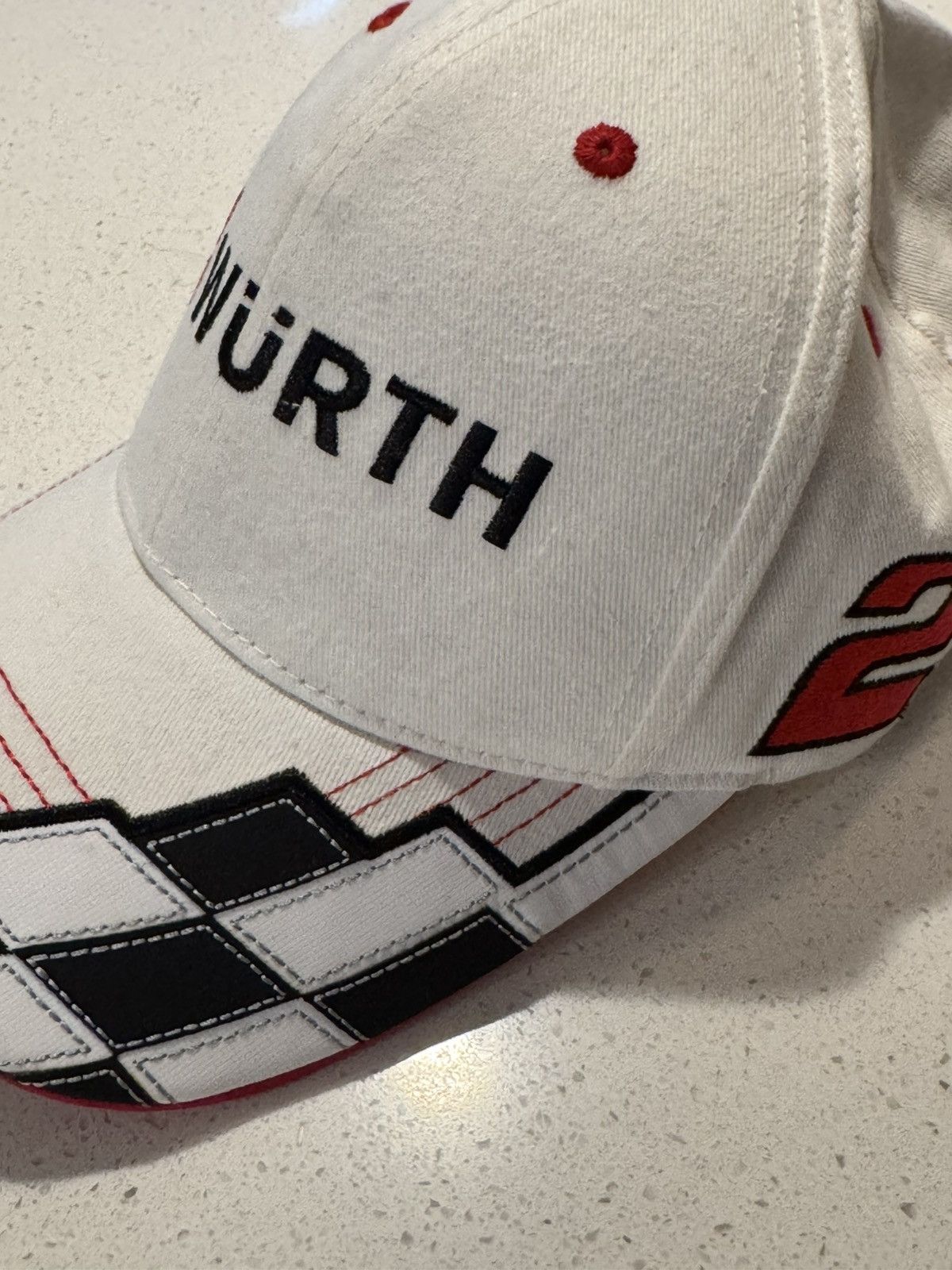 NASCAR × Vintage Team Penske NASCAR "2" Worth Golfer Adjustable Hat Cap Size ONE SIZE - 2 Thumbnail