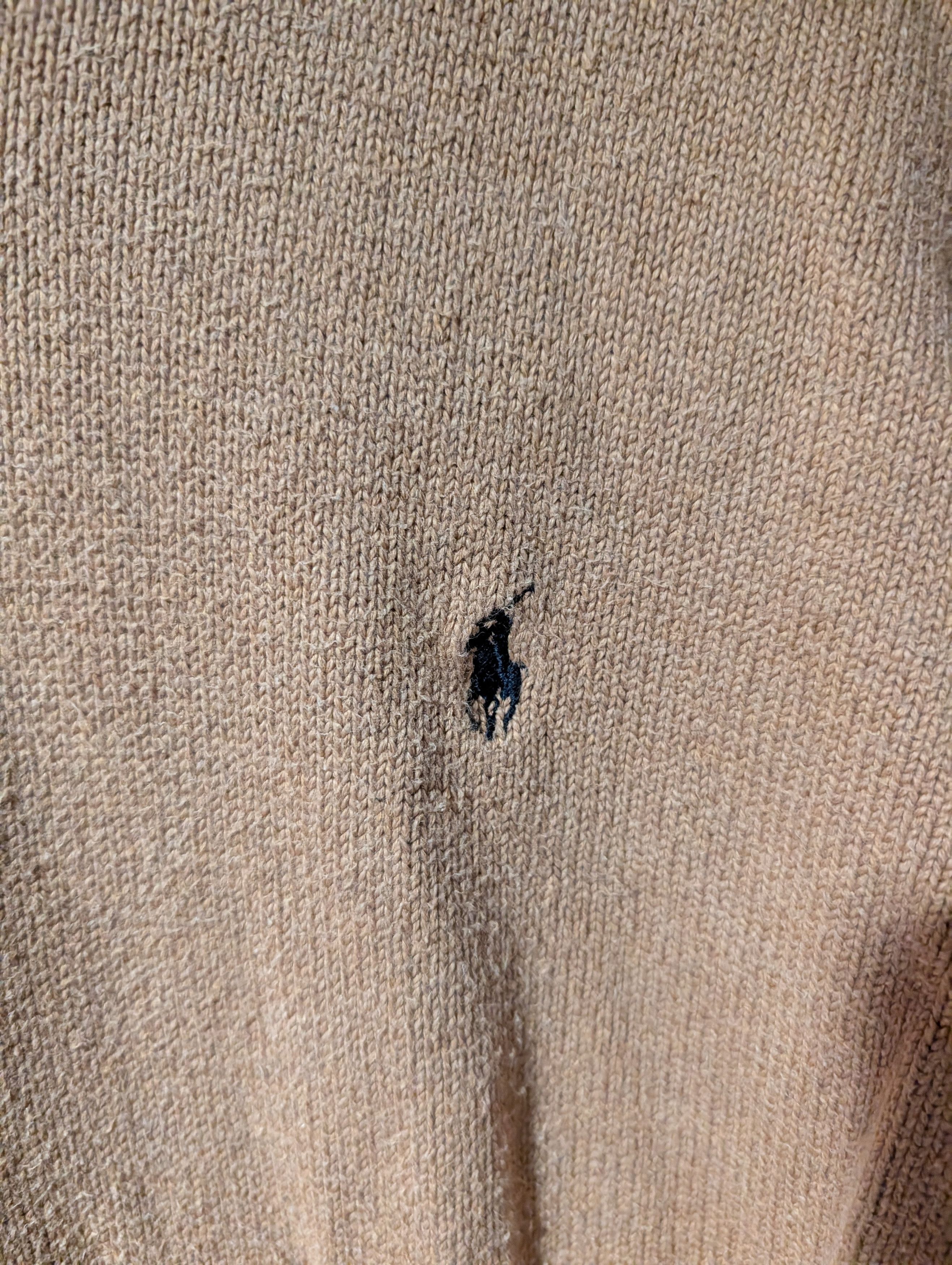 Polo Ralph Lauren POLO RALPH LAUREN SWEATER QUARTER ZIP Cotton - ships free! Size US XXL / EU 58 / 5 - 2 Thumbnail