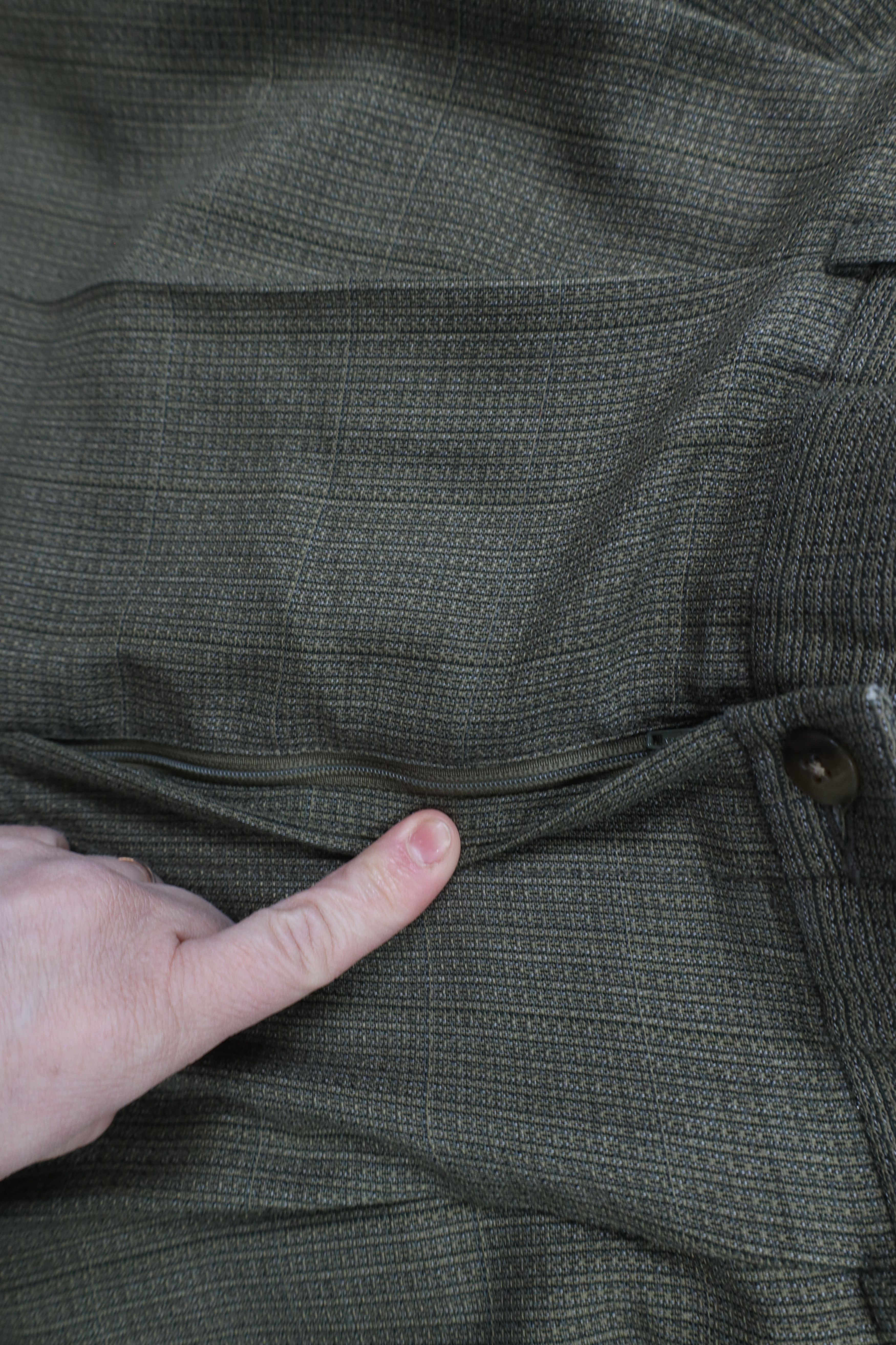 Vintage Vintage 90s Streetwear Wool Blend Wide Leg Chino Pants Size US 36 / EU 52 - 6 Thumbnail