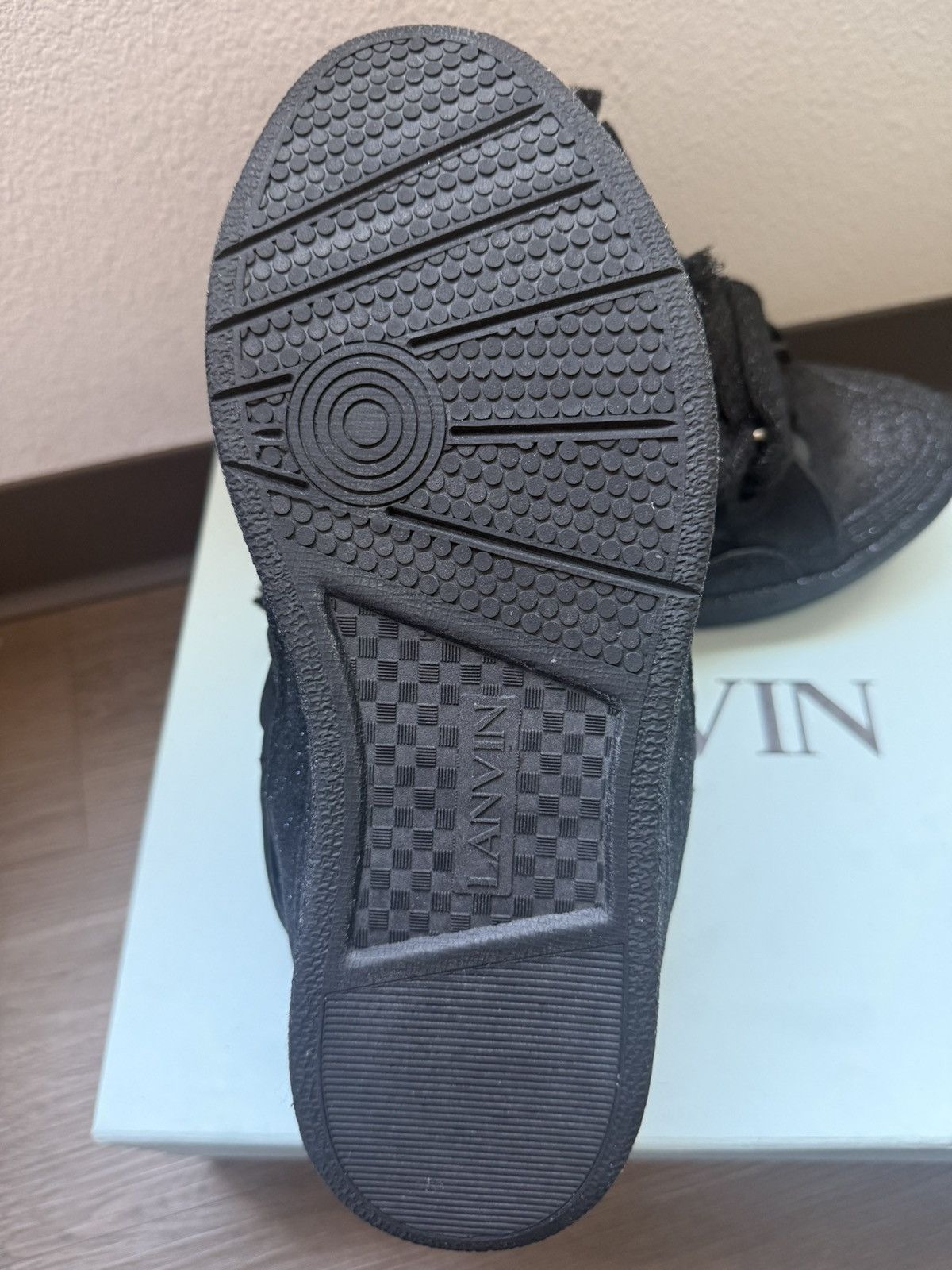 Lanvin Lanvin Curb Sneakers Black Glitter Size US 10 / EU 43 - 10 Thumbnail