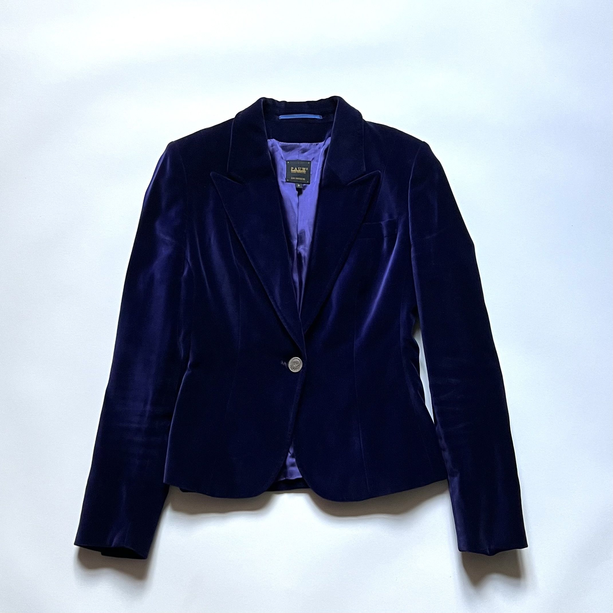 Other PAUW Amsterdam Velvet Blazer Jacket Size 3 Purple Fitted Size M / US 6-8 / IT 42-44 - 1 Thumbnail